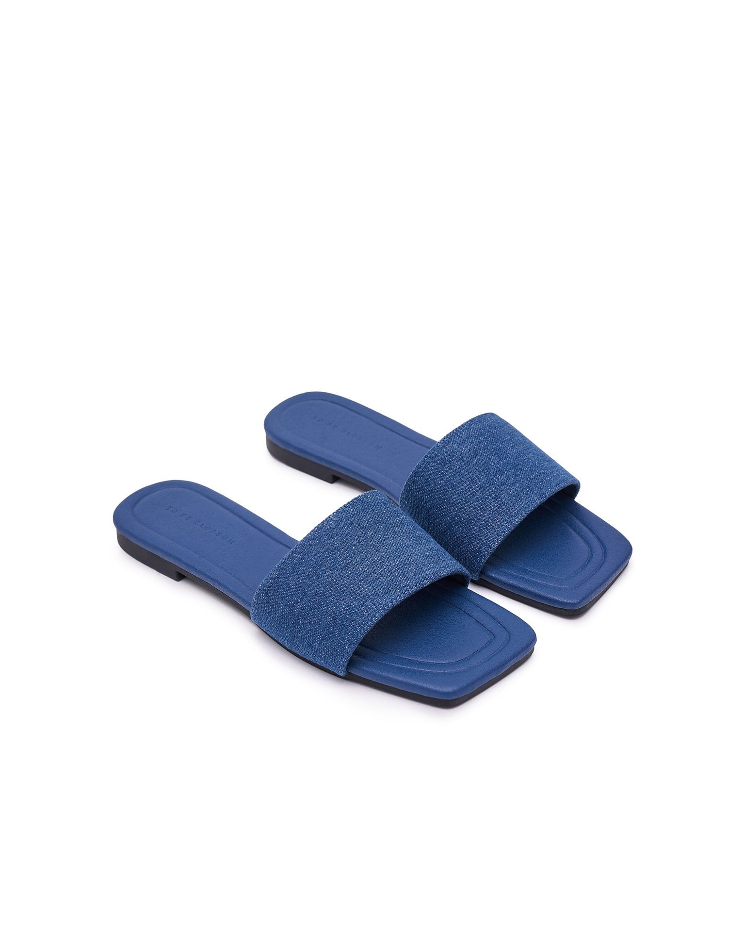Denim flip-flops