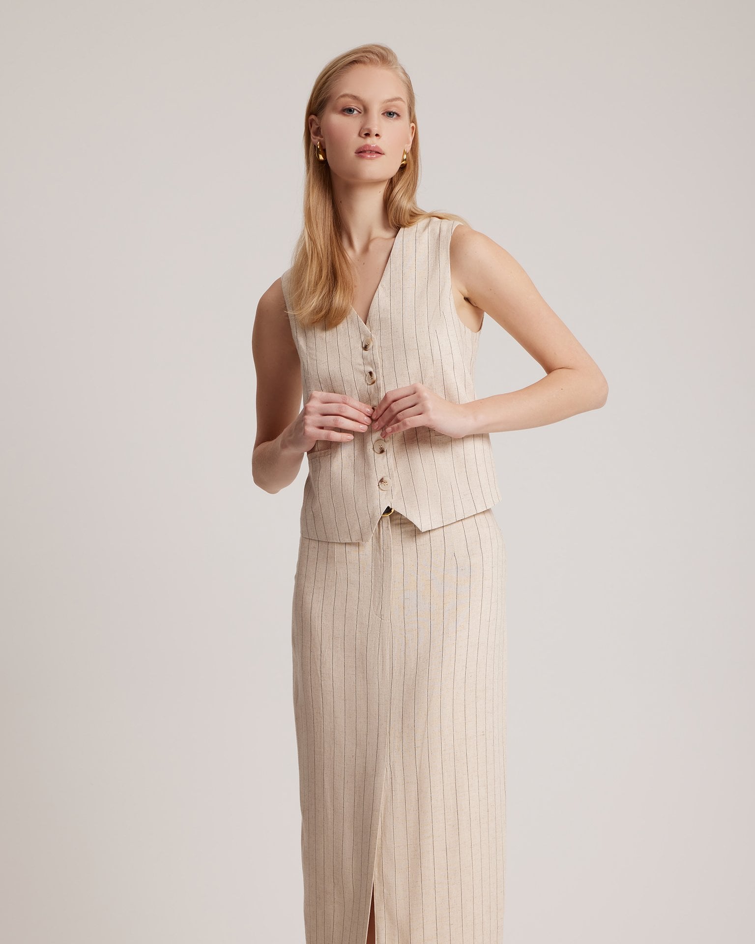 Linen waistcoat