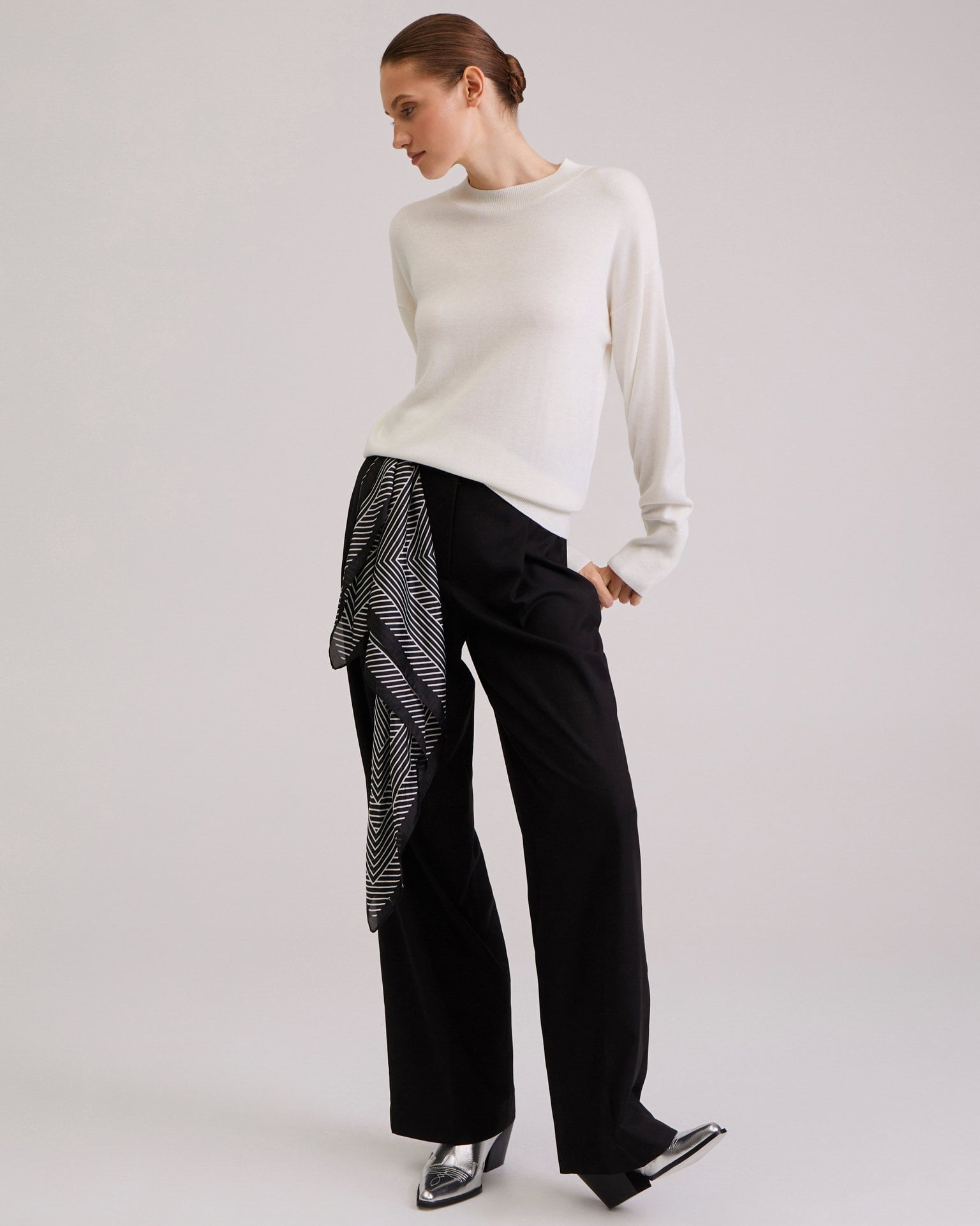 Solid colour jumper