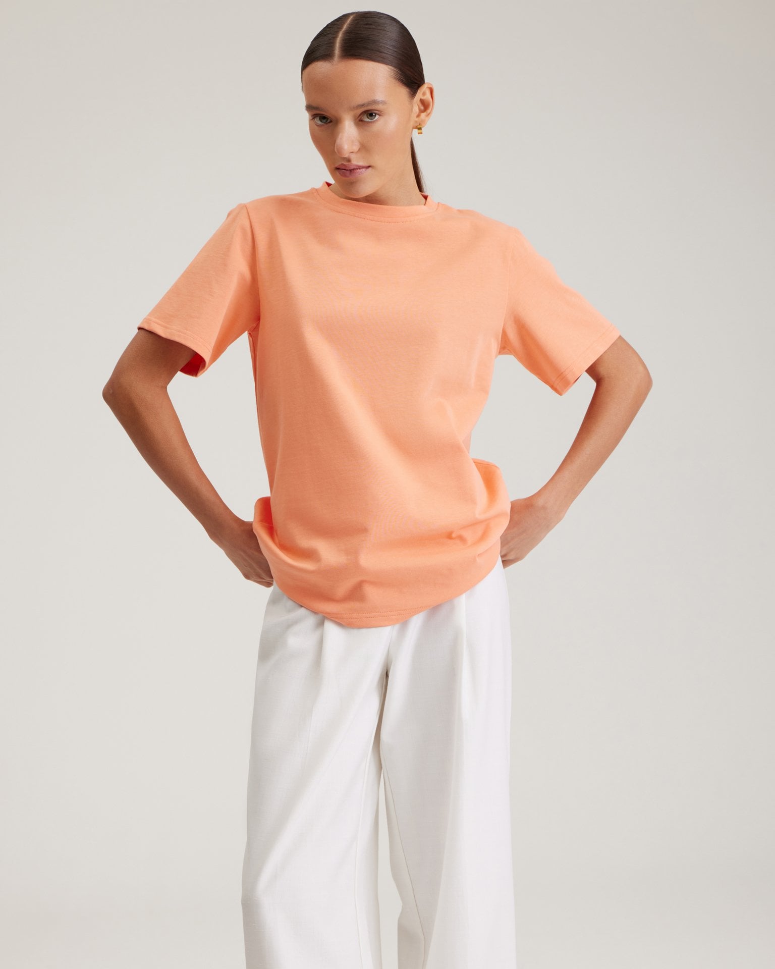Basic peach T-shirt