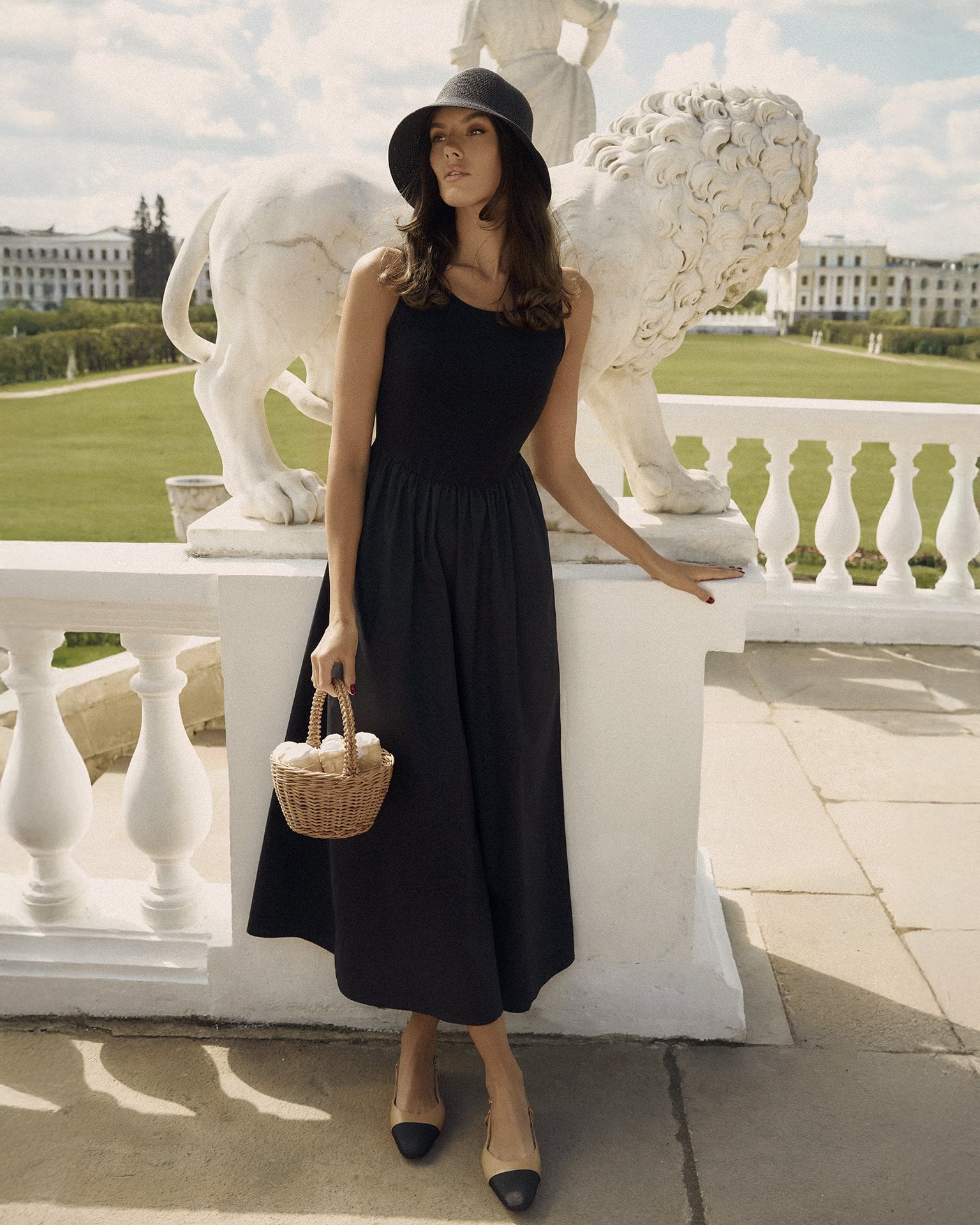 Black Pinafore Dress