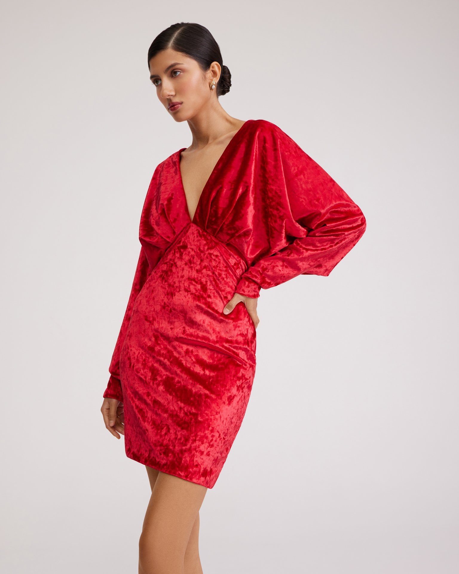 Red Velvet Dress