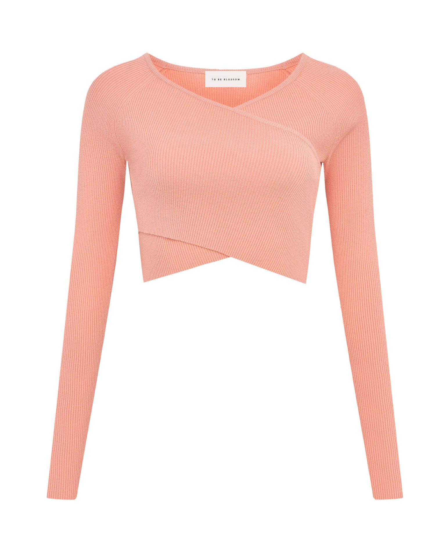 Peach crop top