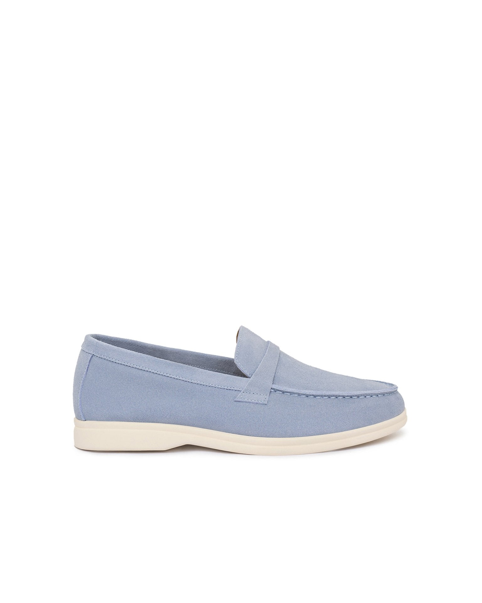 Blue loafers