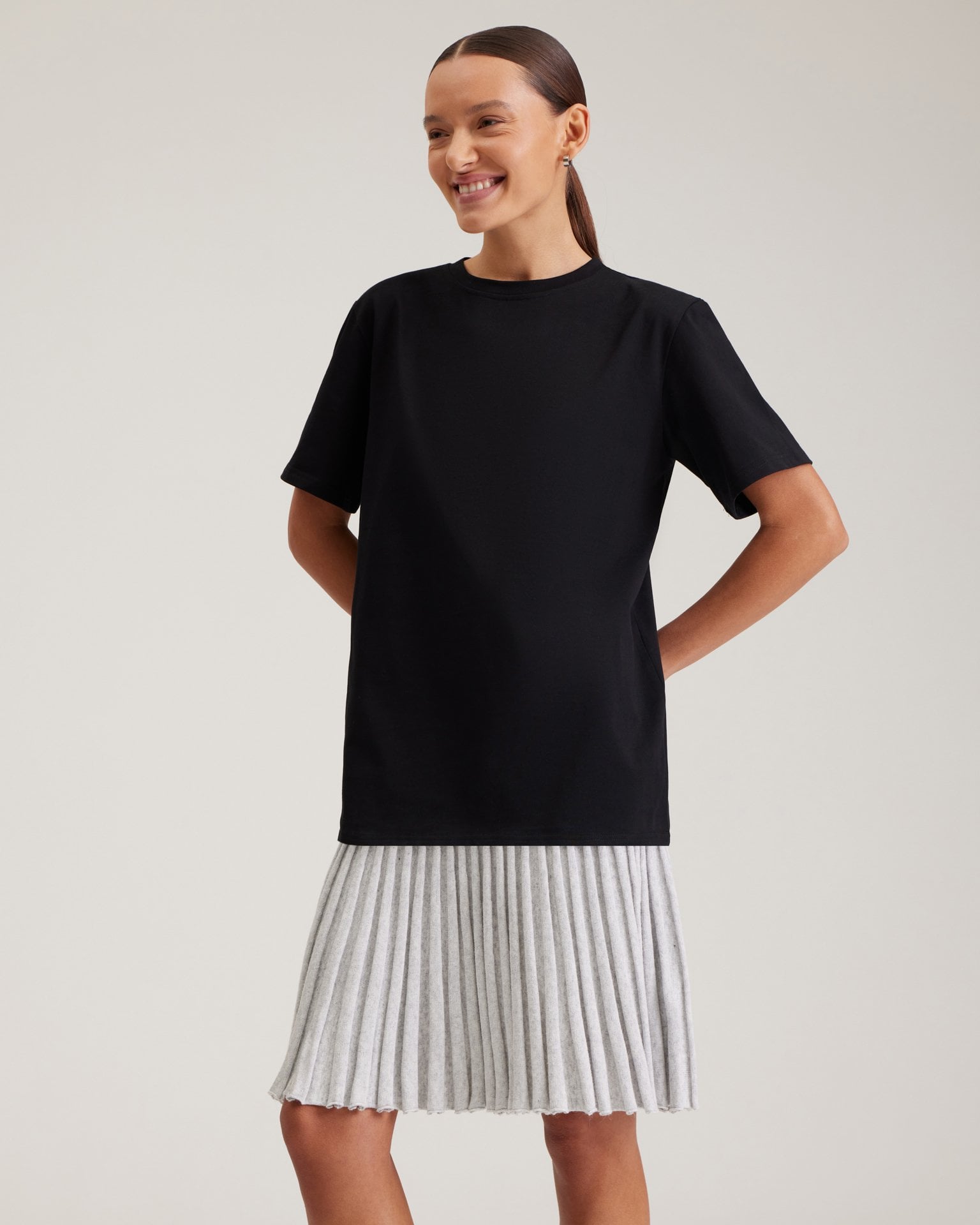 Basic black T-shirt