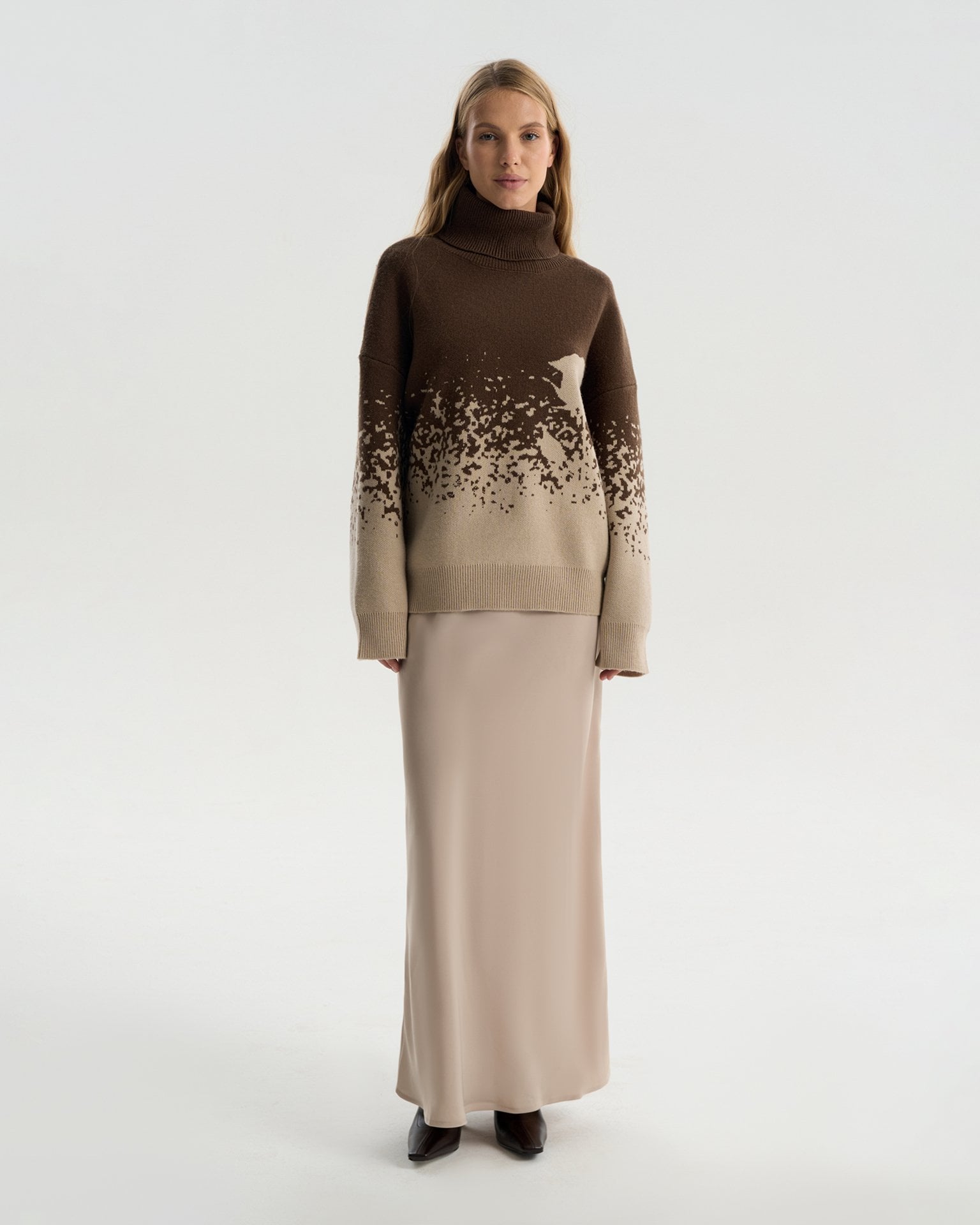 High-neck sweater