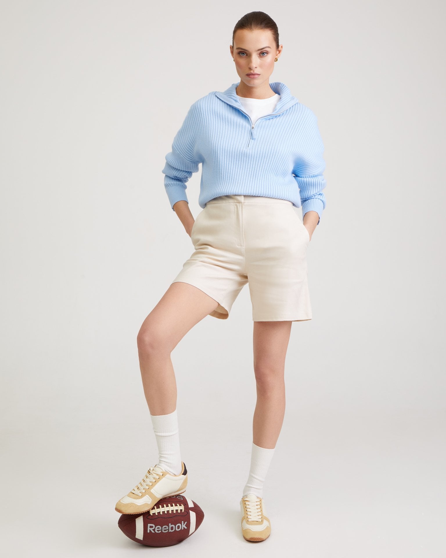 Linen shorts