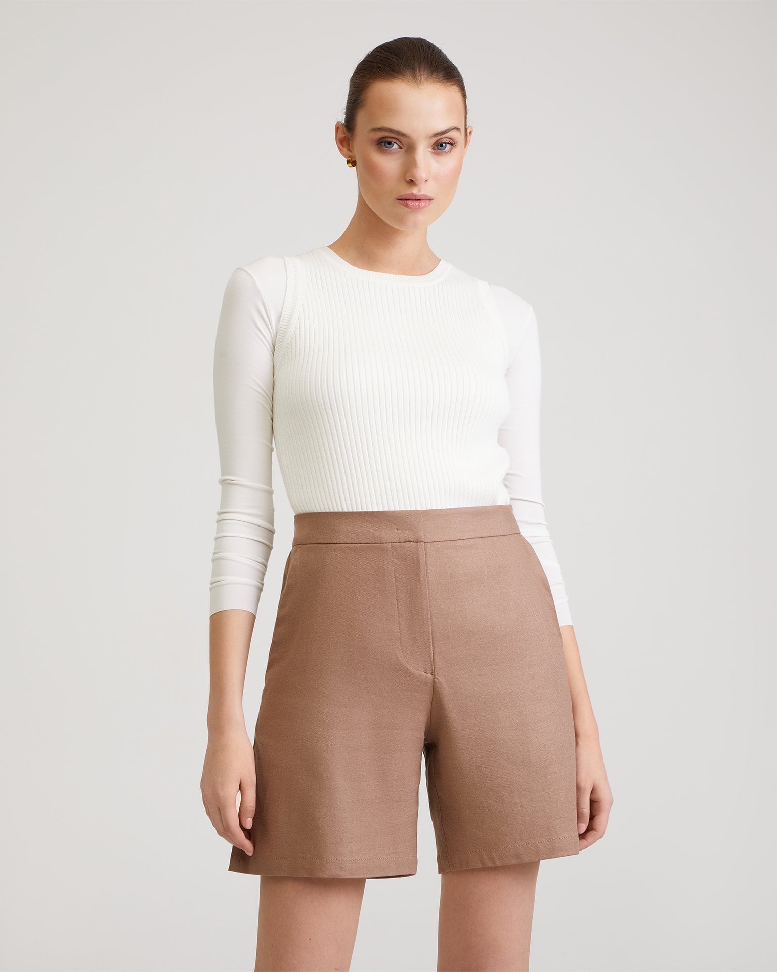 Linen shorts