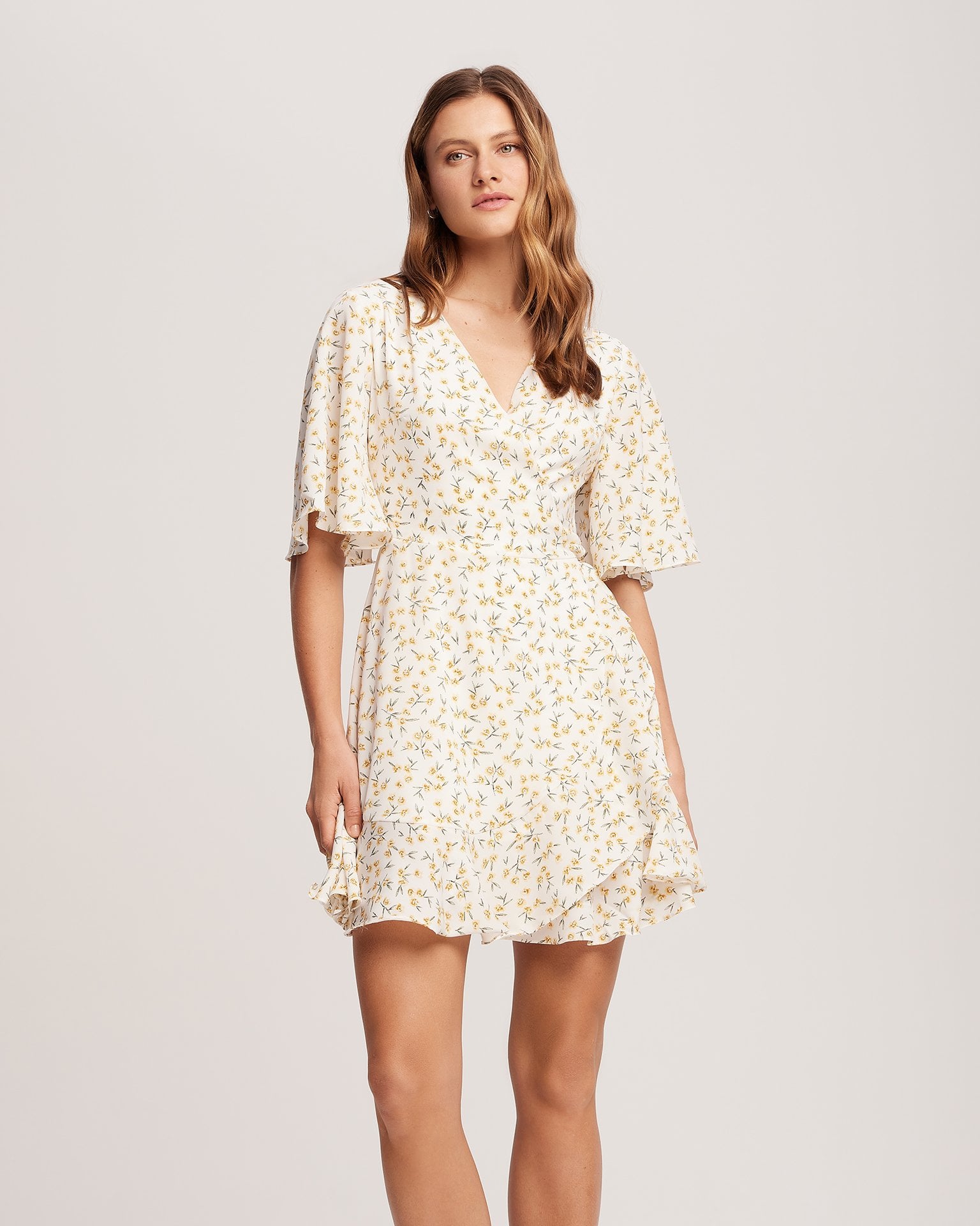 Mini wrap dress