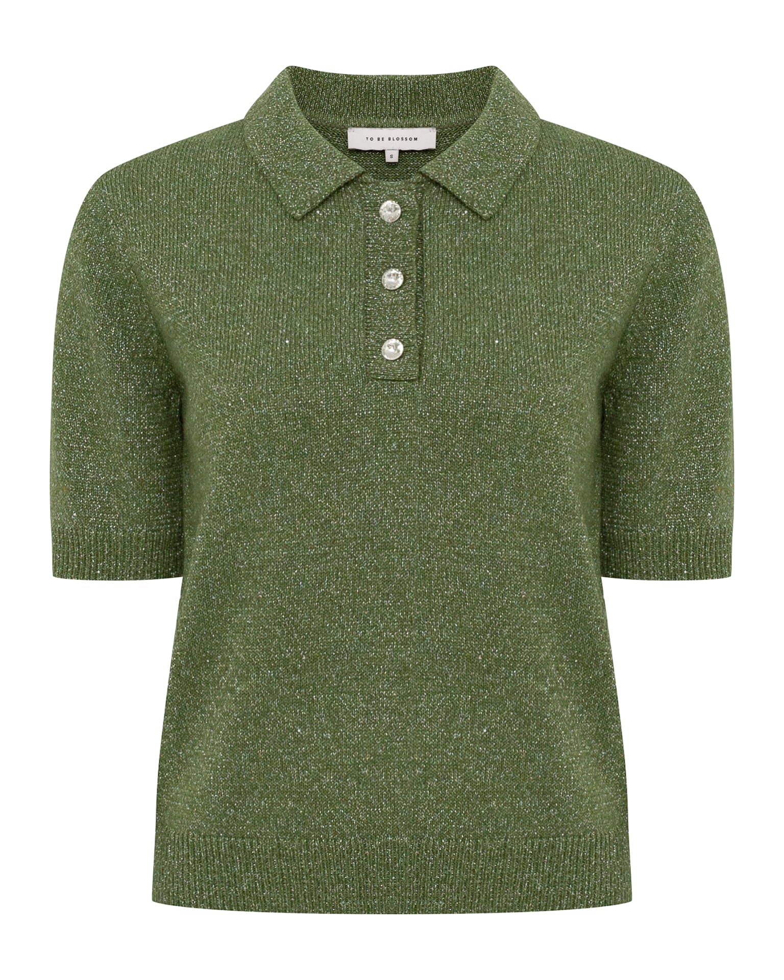 polo shirt with lurex