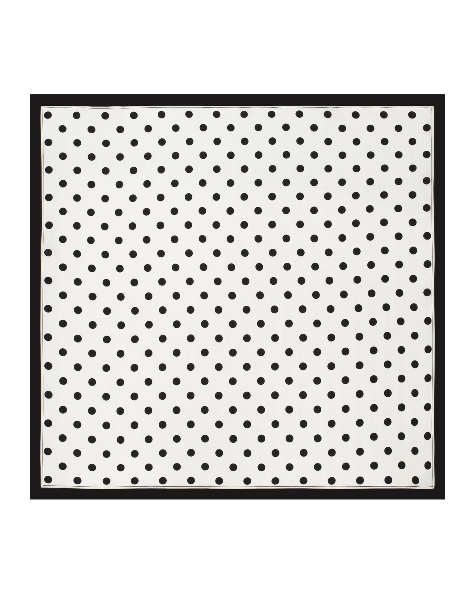 Polka dot scarf