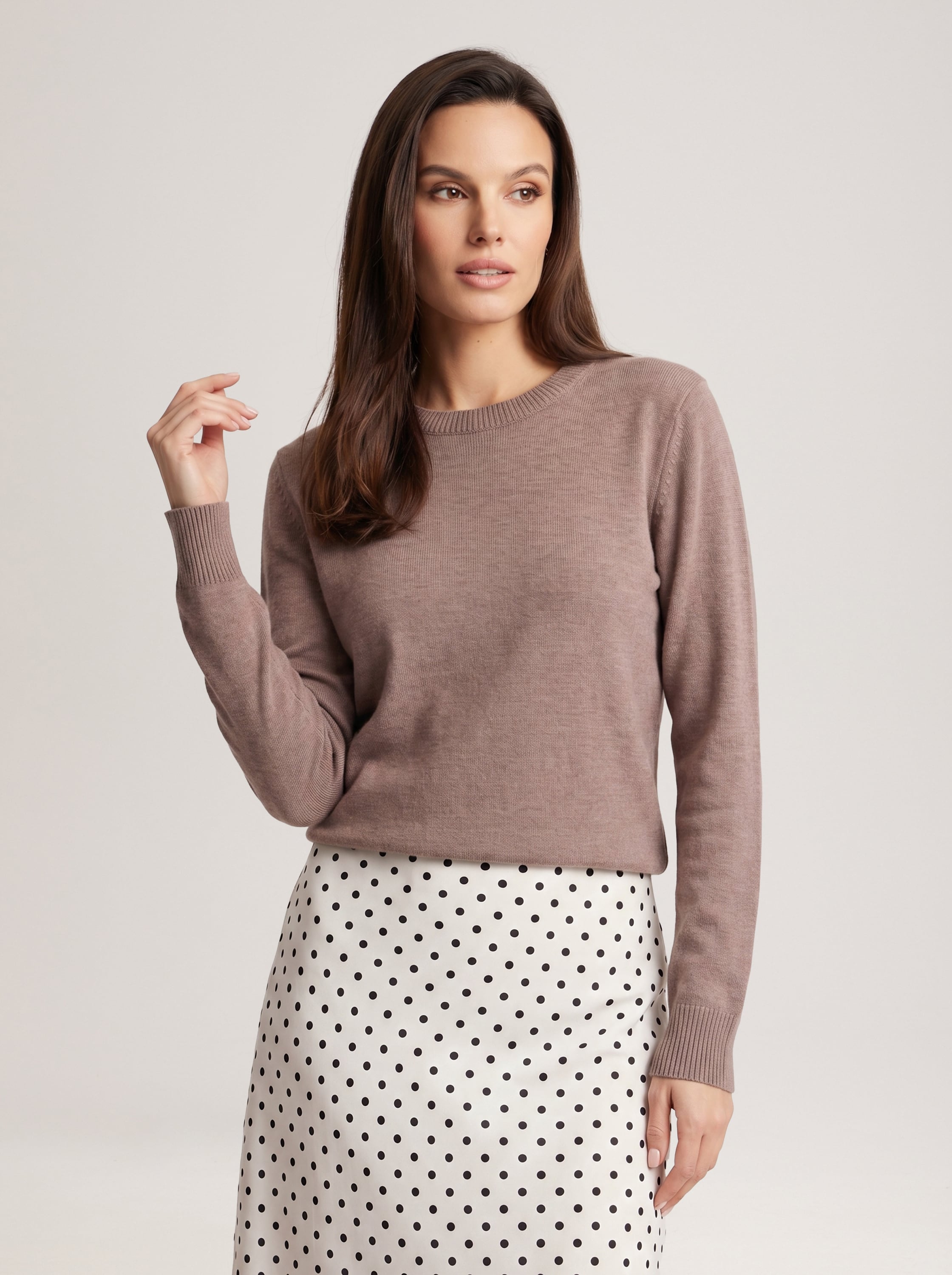 Jumper in coffee colour