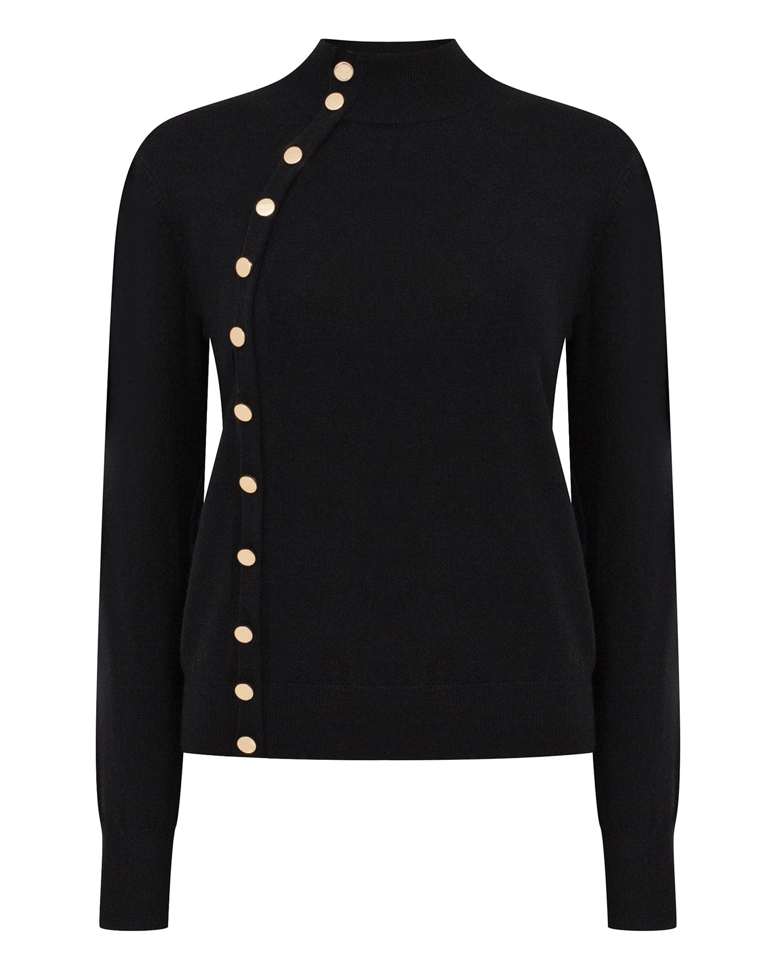 Jumper with accent buttons