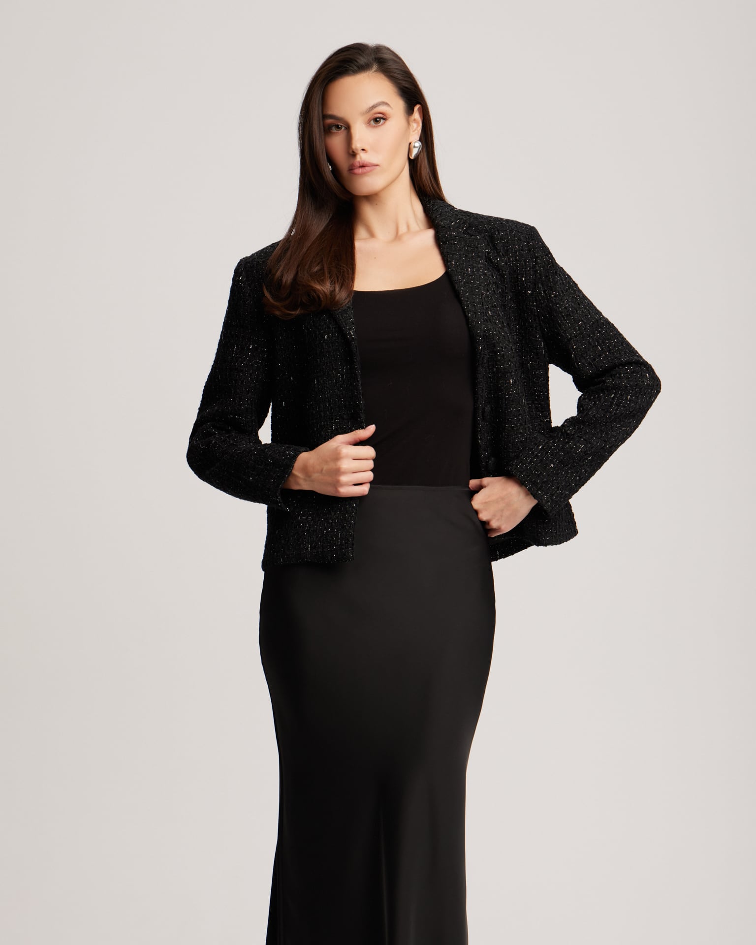 Black maxi skirt