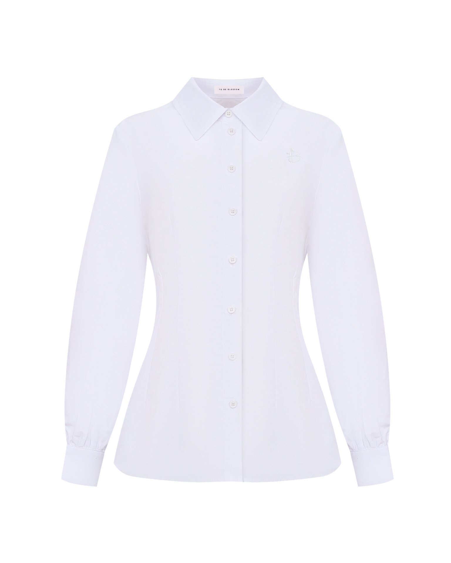 Fitted shirt, White — photo 2