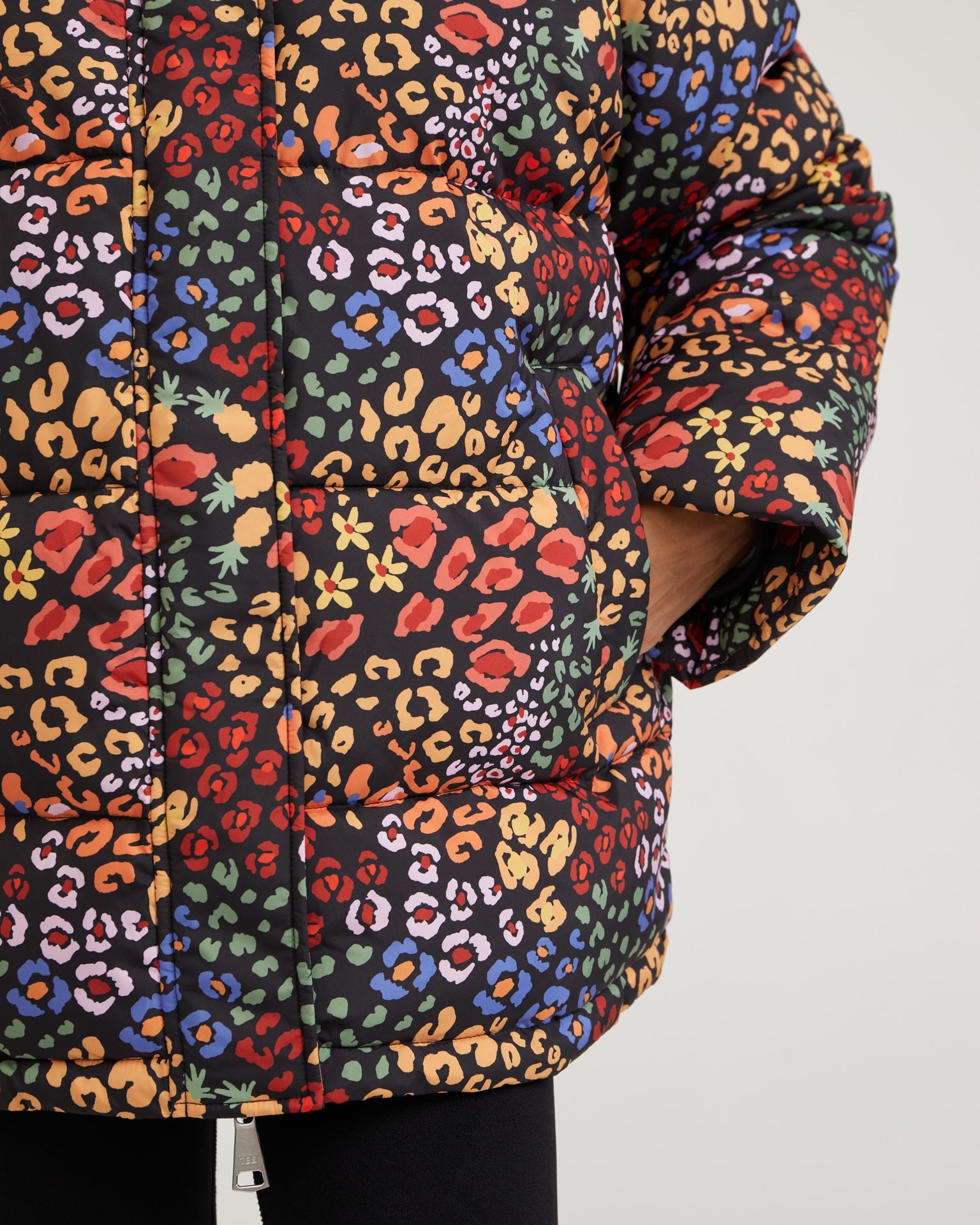 Jungle down jacket, Multicolour — photo 8
