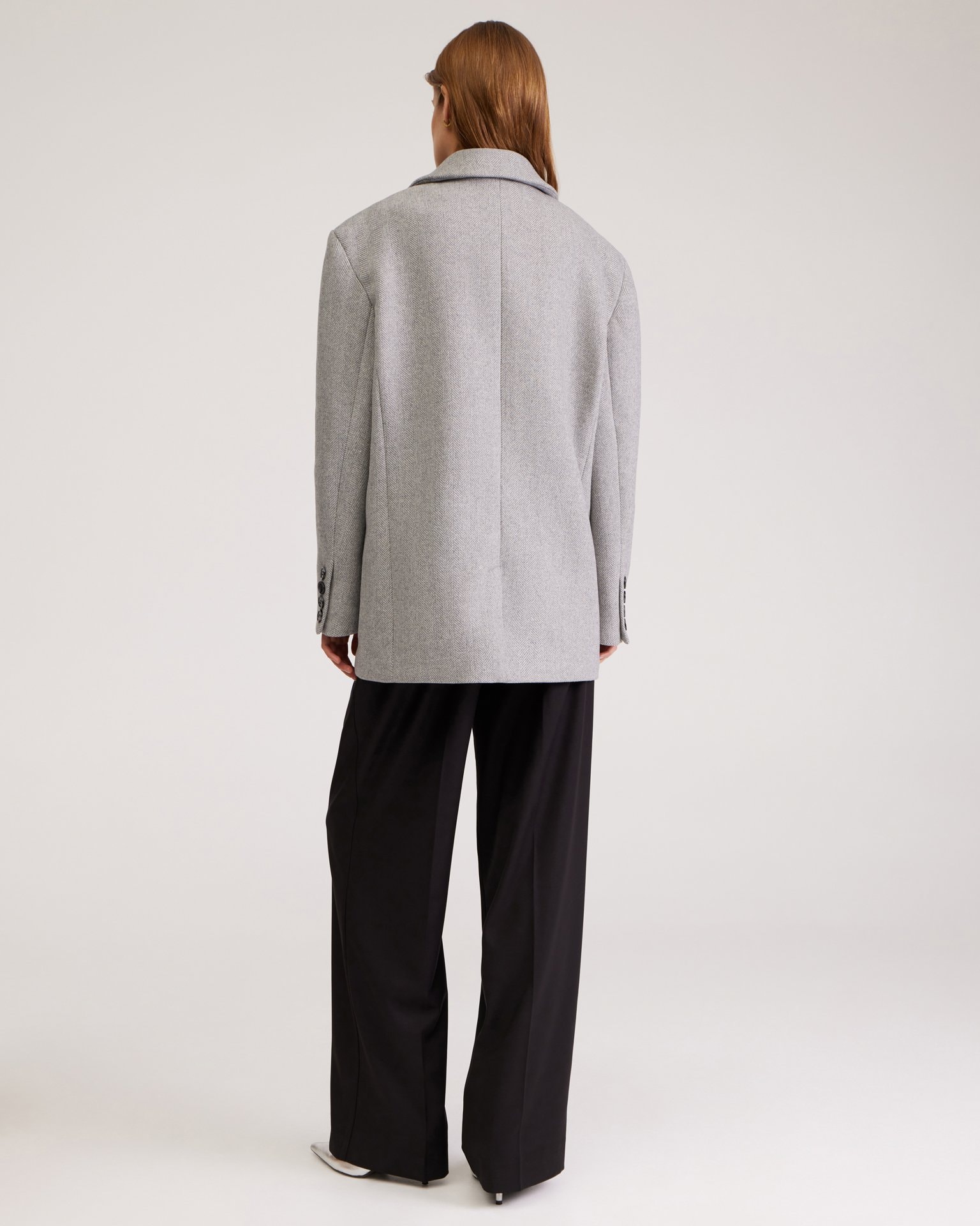 Grey wool blazer, Grey — photo 4