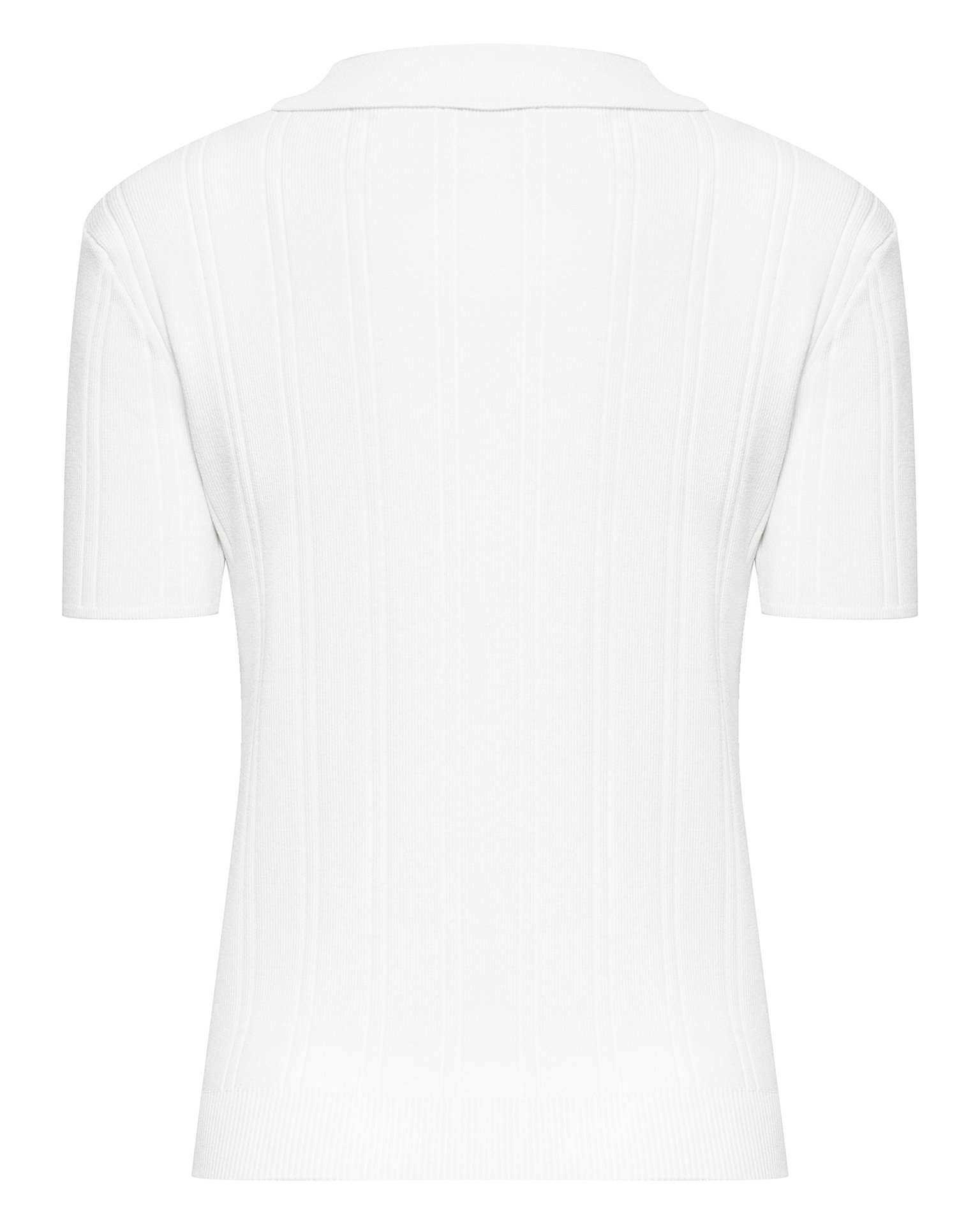 White polo t-shirt, White — photo 9