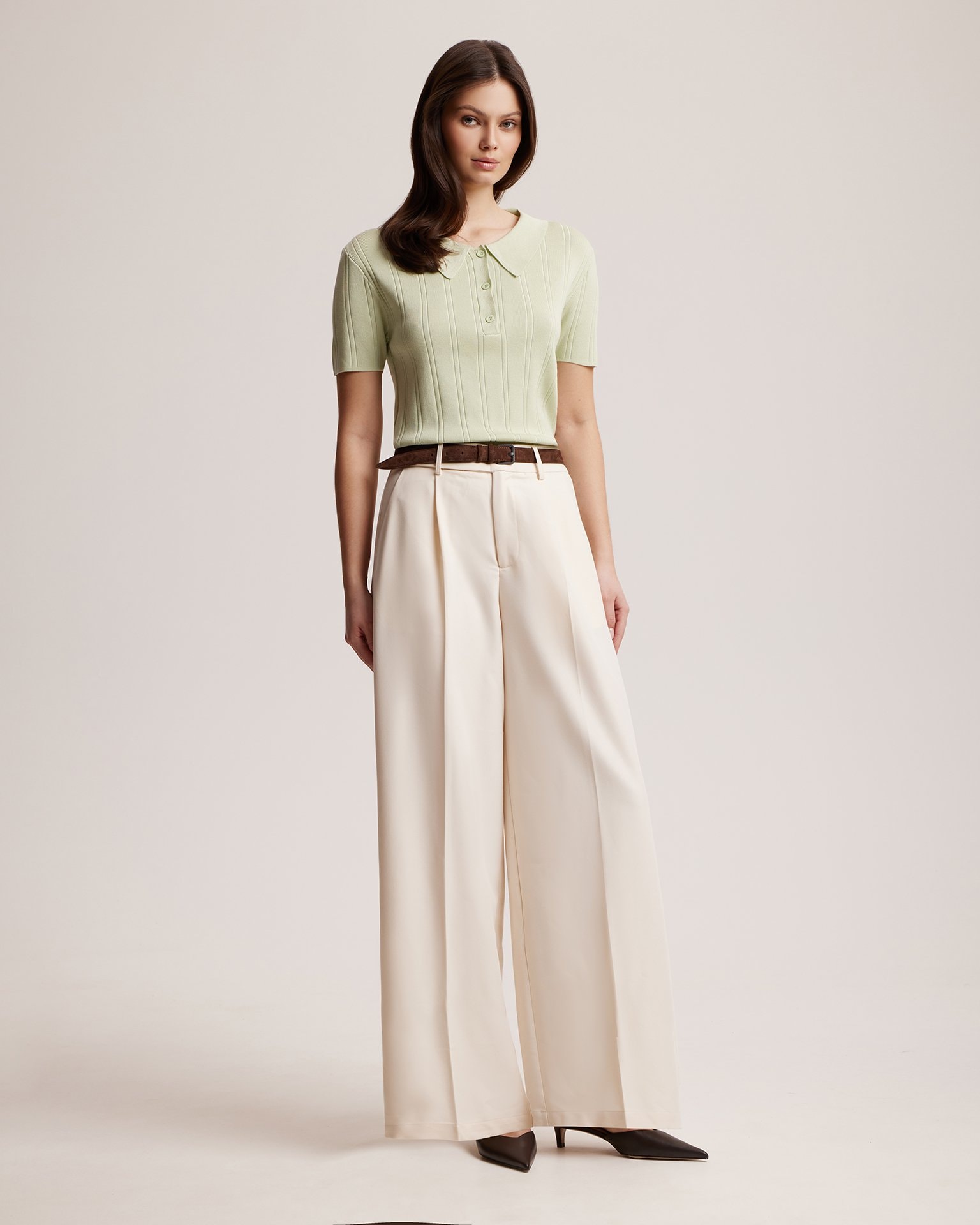Polo t-shirt, Light Green. — photo 2