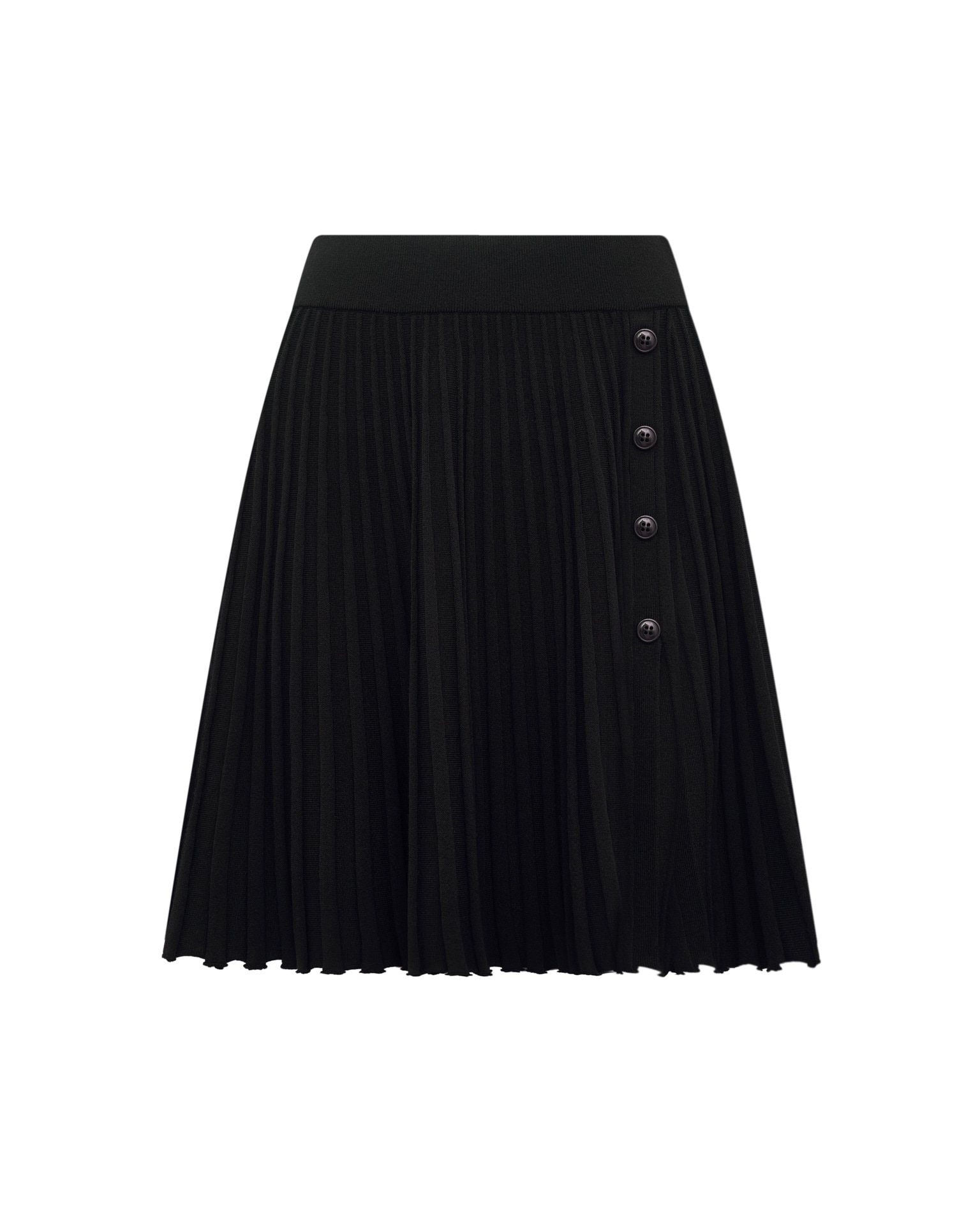 Knit mini skirt, Black