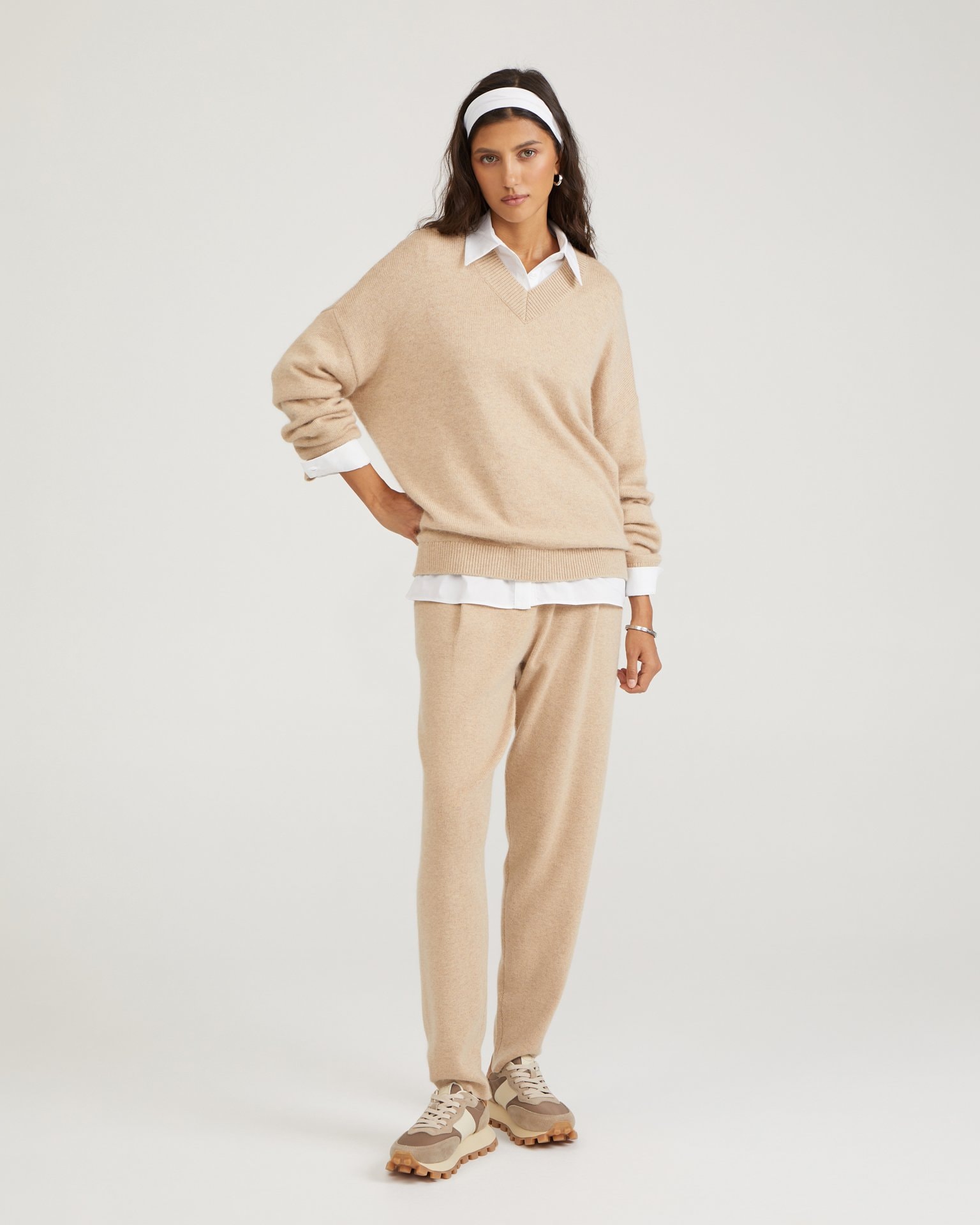 Knitted set, Beige — photo 2