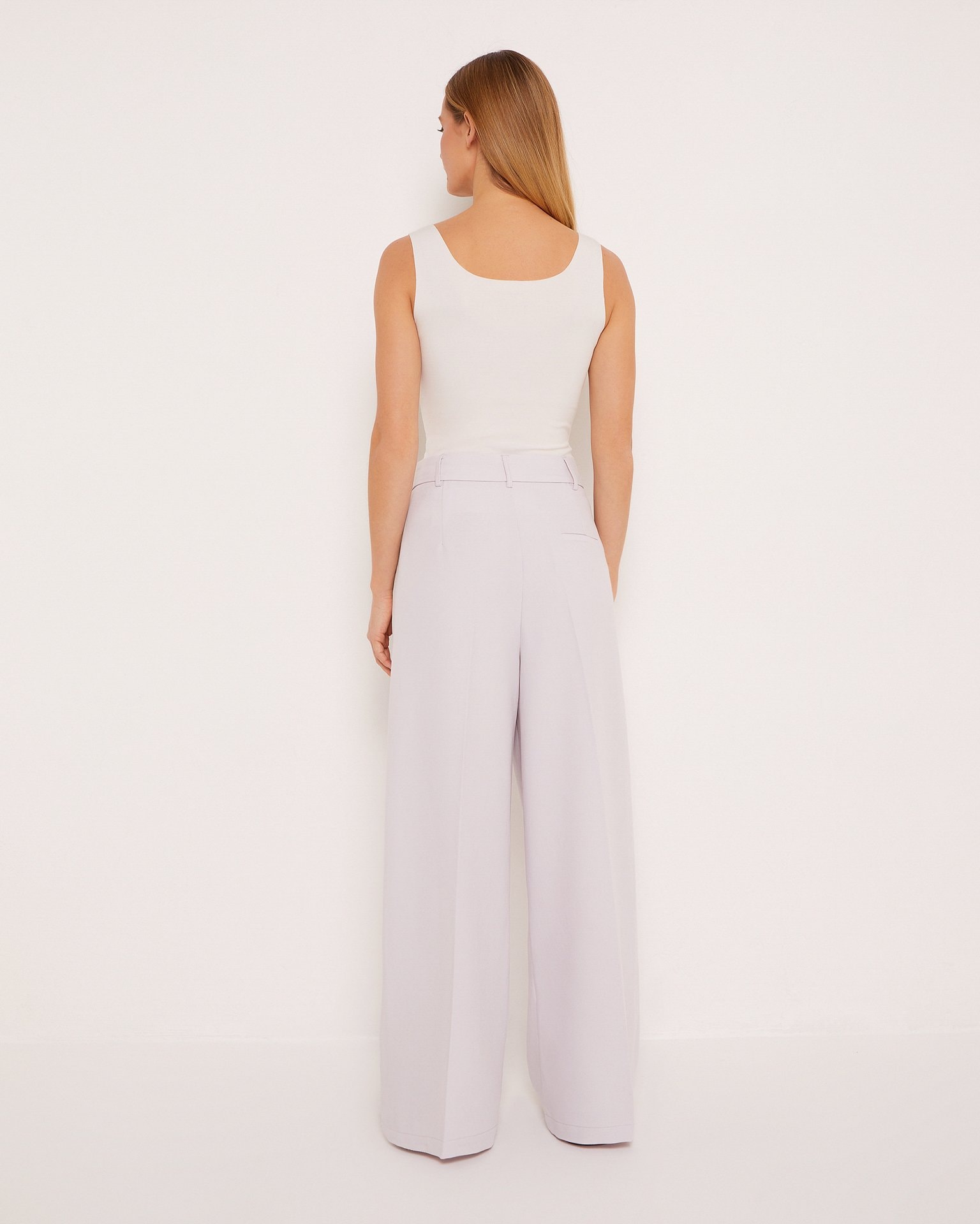 Relaxed trousers, Light Grey — photo 4