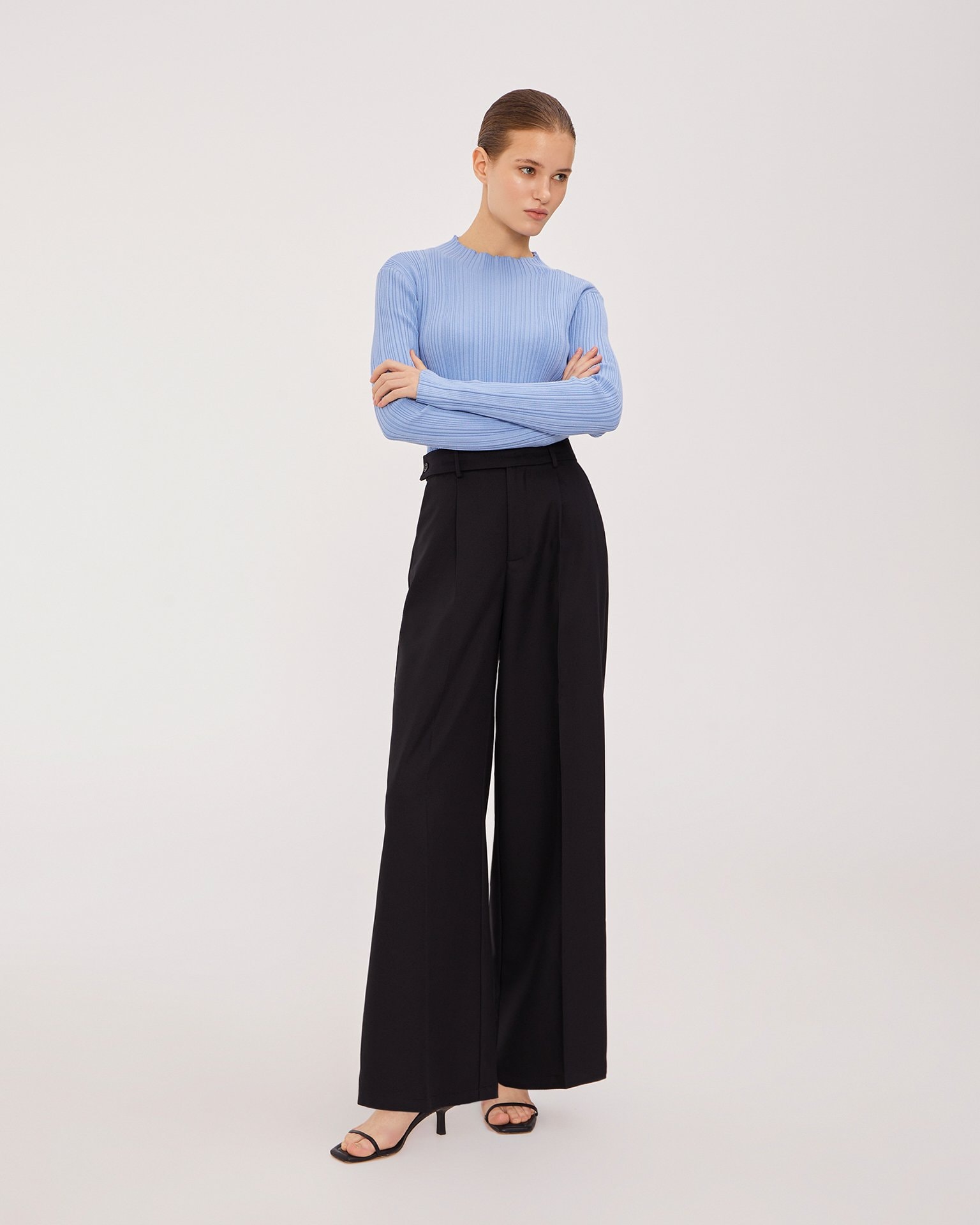 Fitted blue jumper, Blue — photo 2