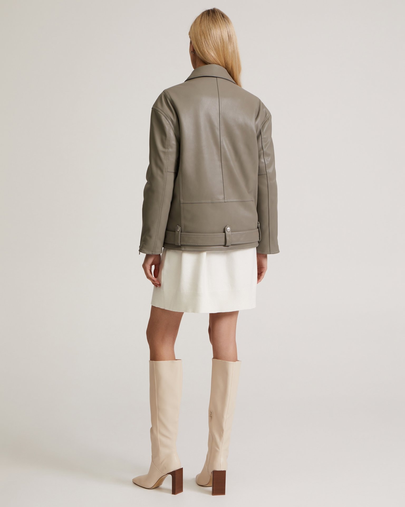 Insulated biker jacket, Grey — photo 6