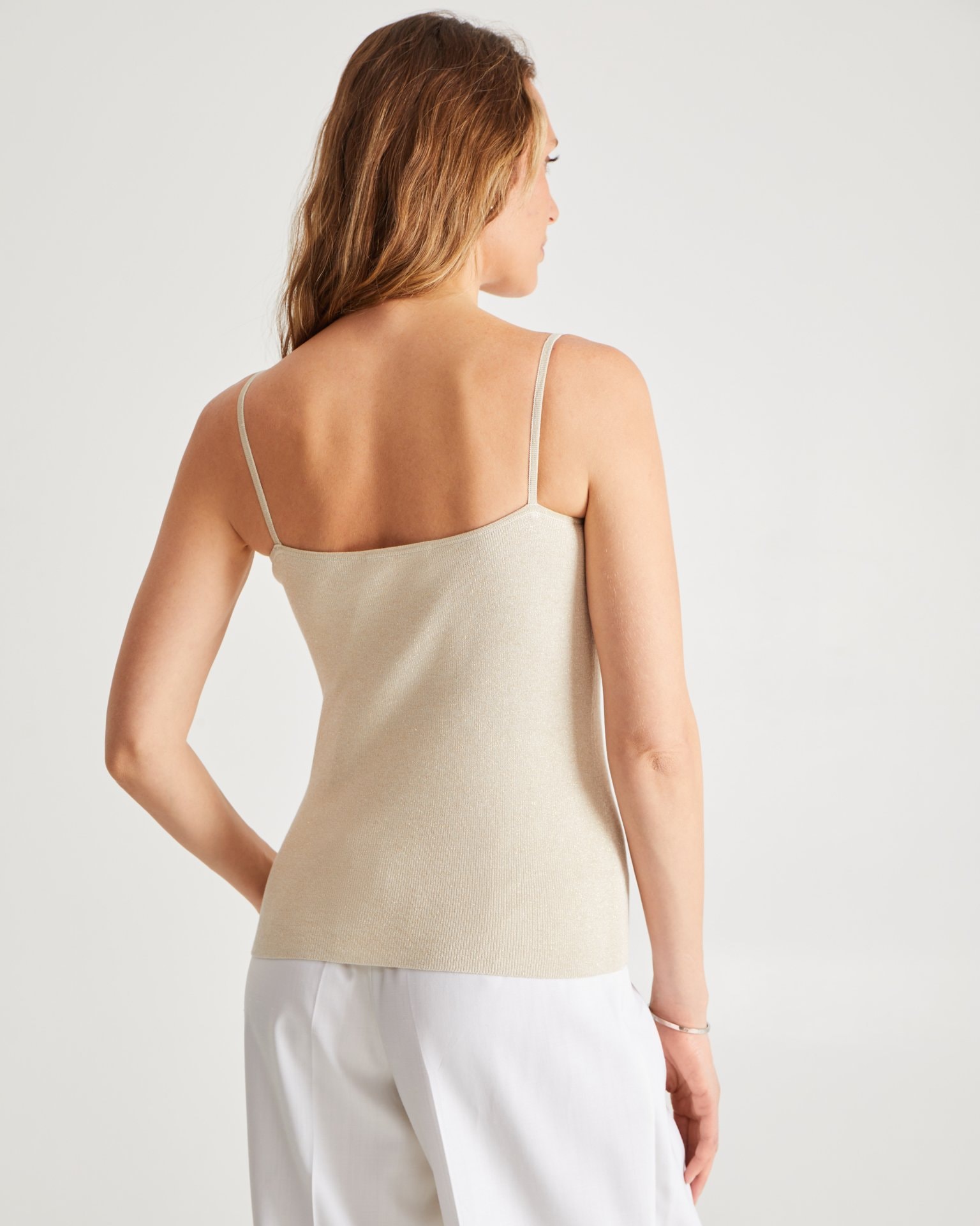 Top in a golden shade, Golden — photo 4