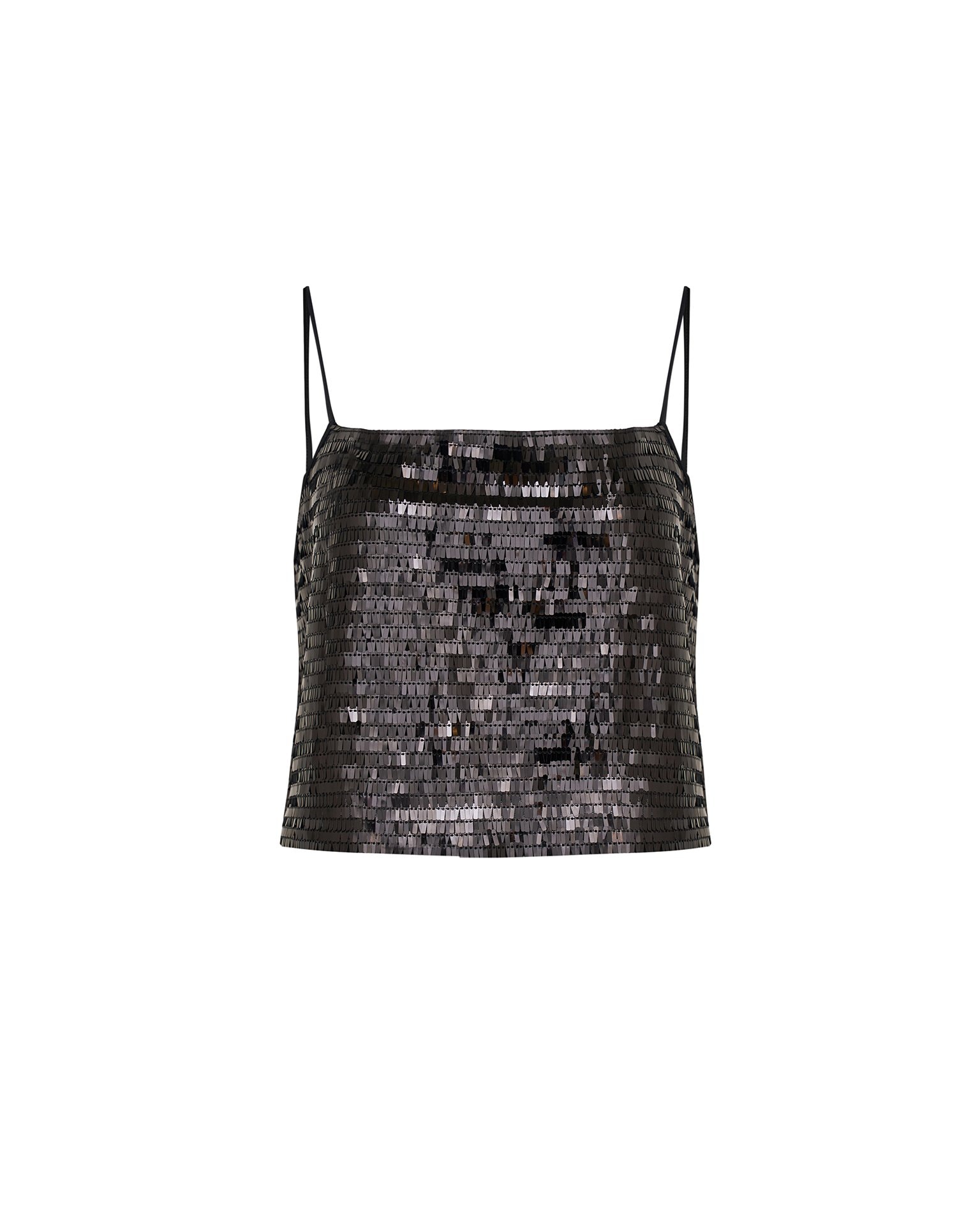 Strappy top in black, Black — photo 6