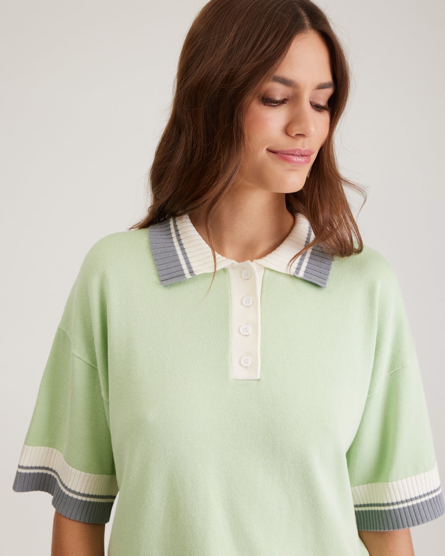 Lime polo, Green — photo 6