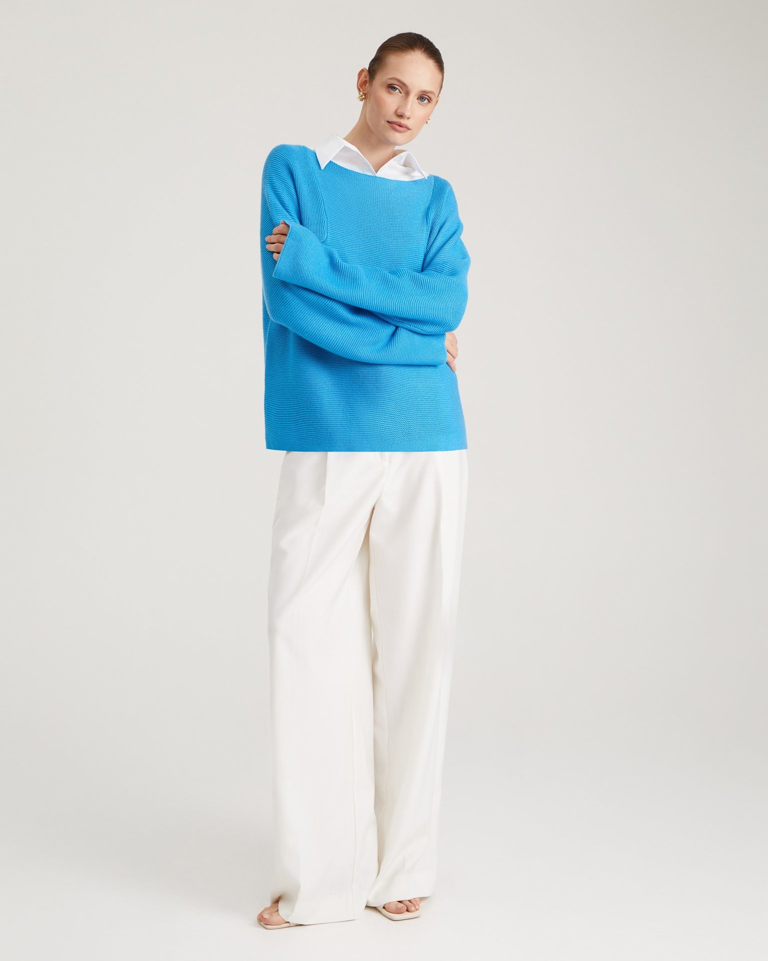 Knitted jumper, Blue — photo 2
