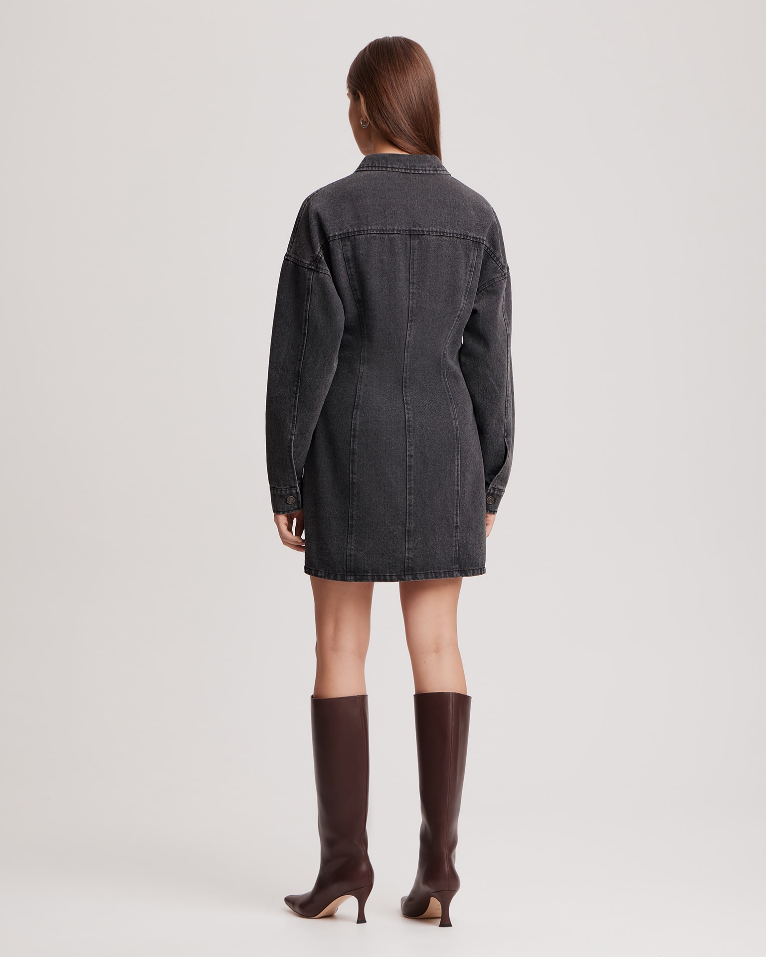 Denim dress, Grey — photo 5