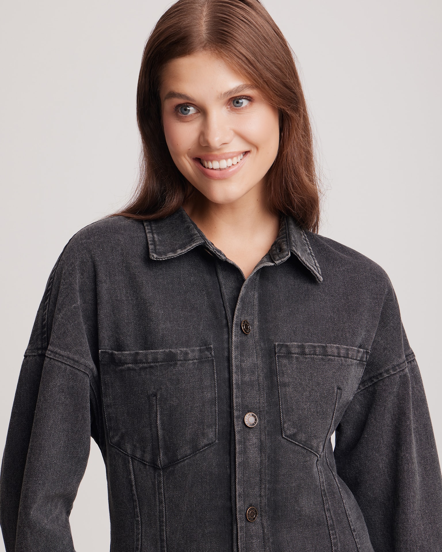 Denim dress, Grey — photo 7