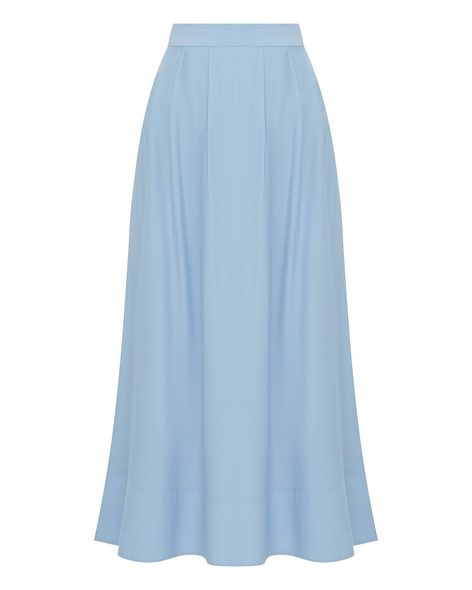 Flowing midi skirt, Blue — photo 2