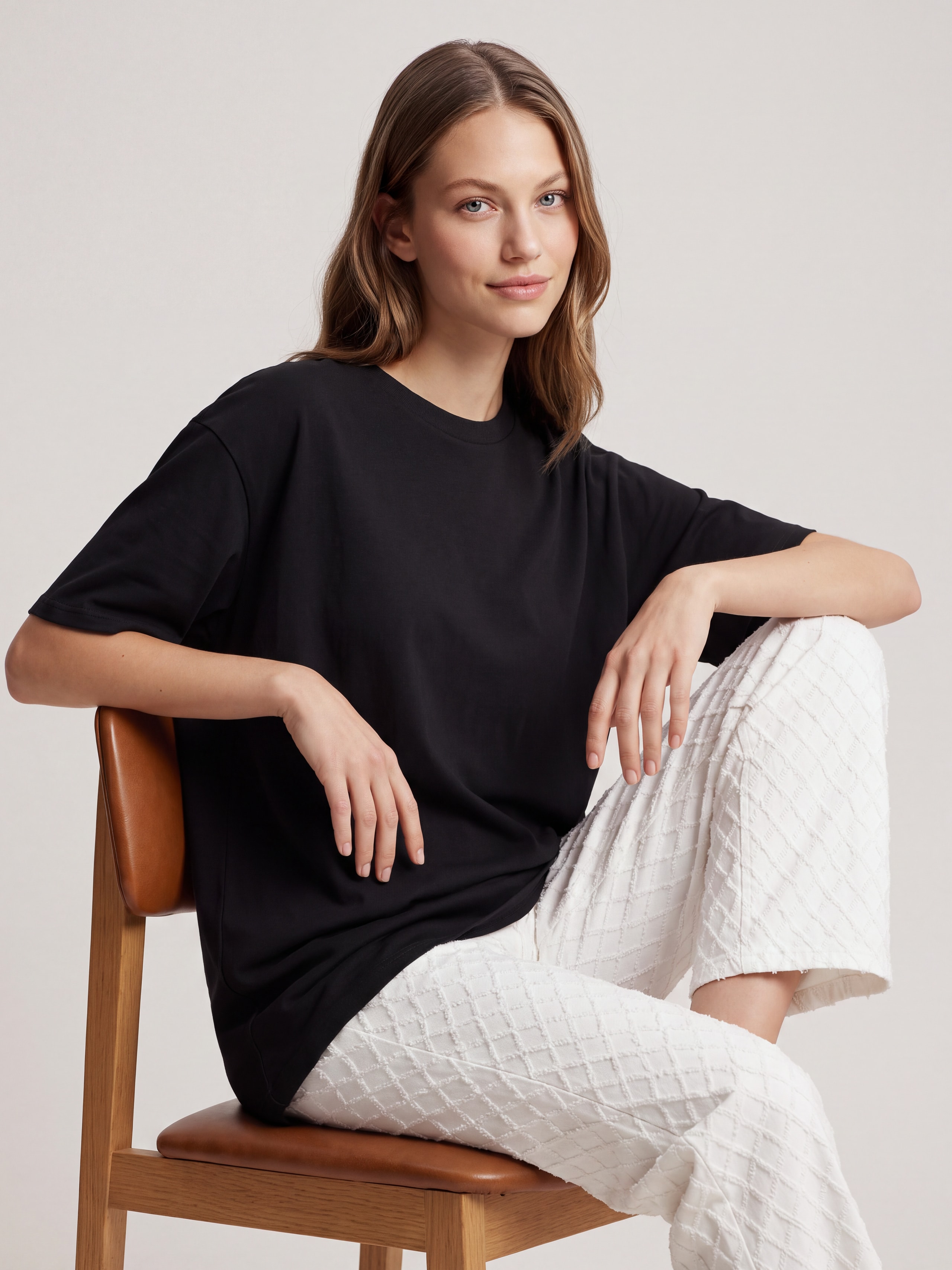 Black t-shirt, Black — photo 4