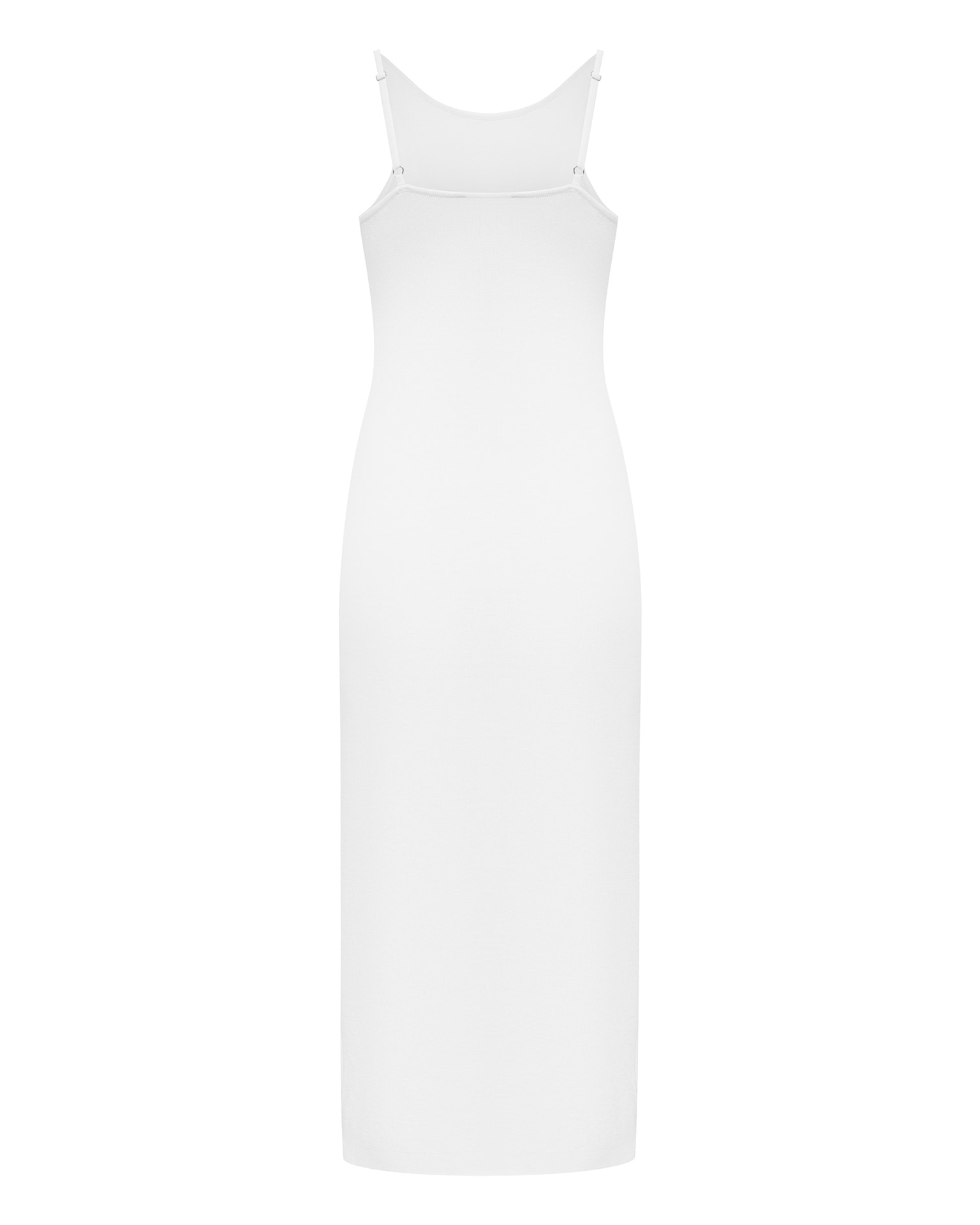 Cream-coloured dress with thin straps, Milk — photo 8