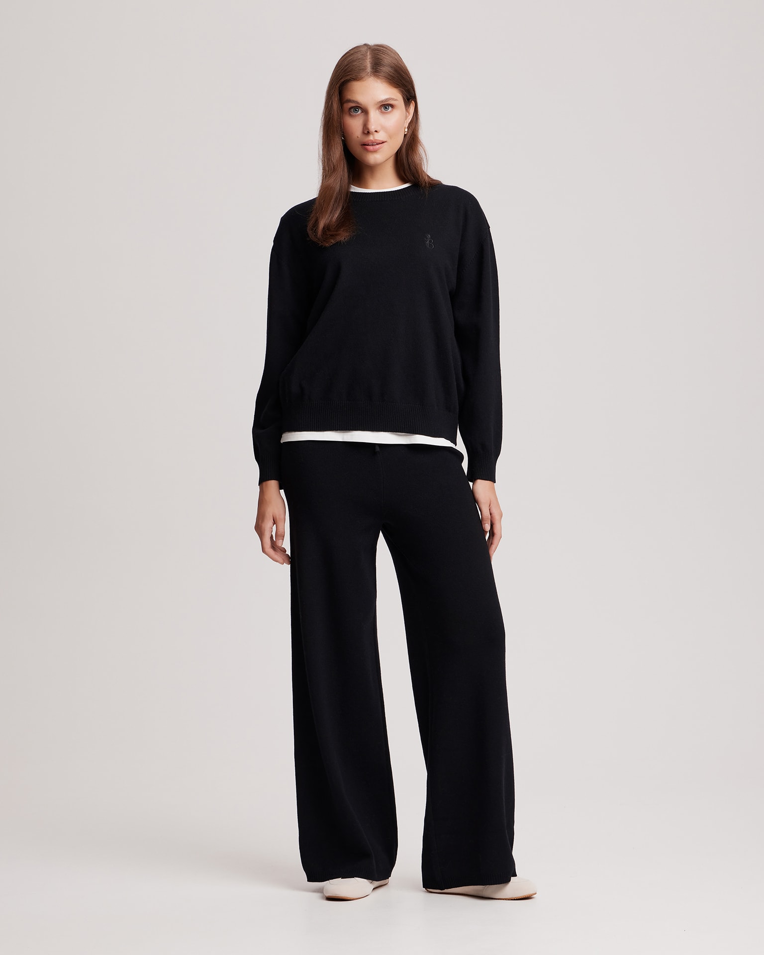Black knitted set, Black