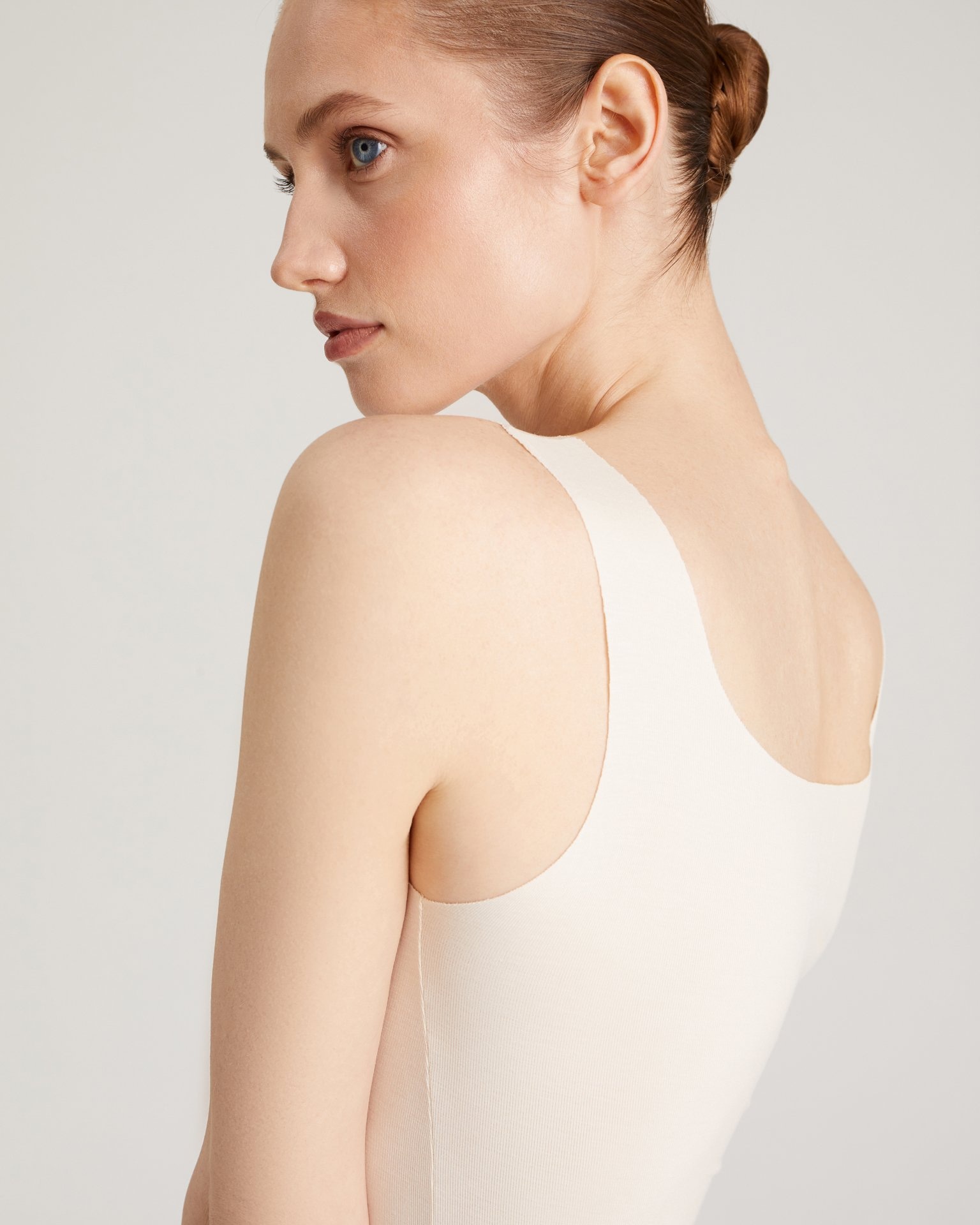 Tank top in cream hue