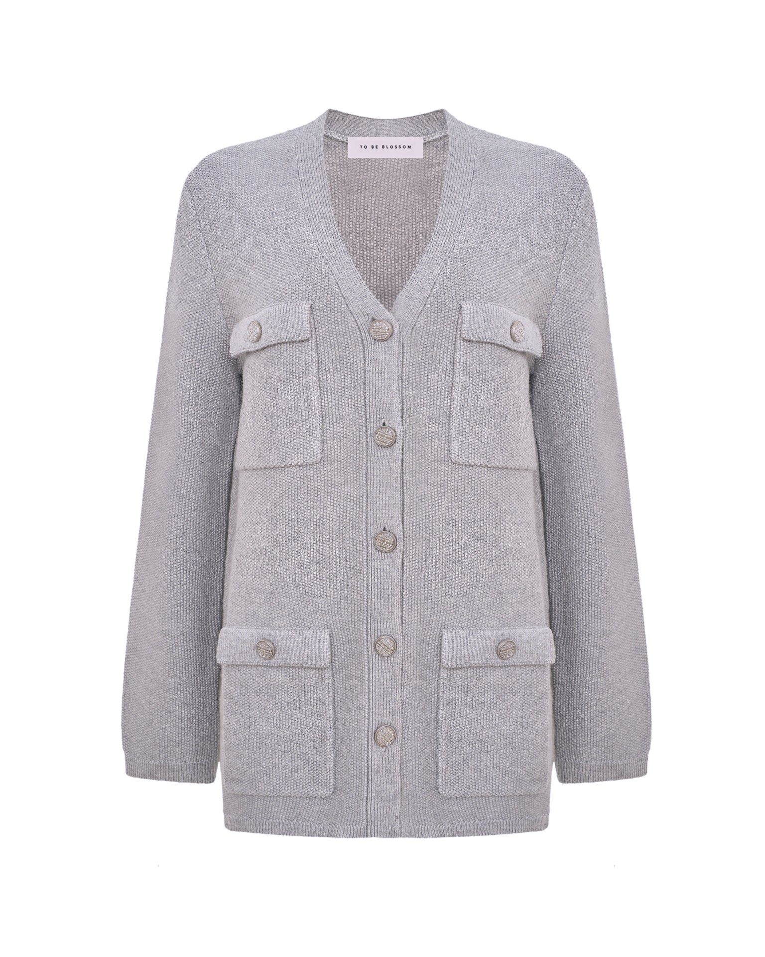 Cardigan with oversized pockets