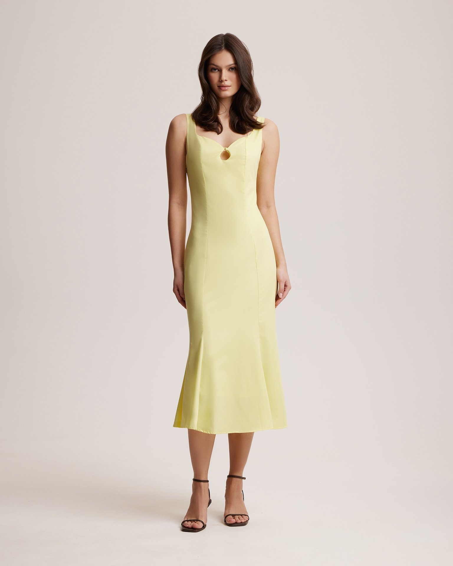 Dress with a Bodice Slit