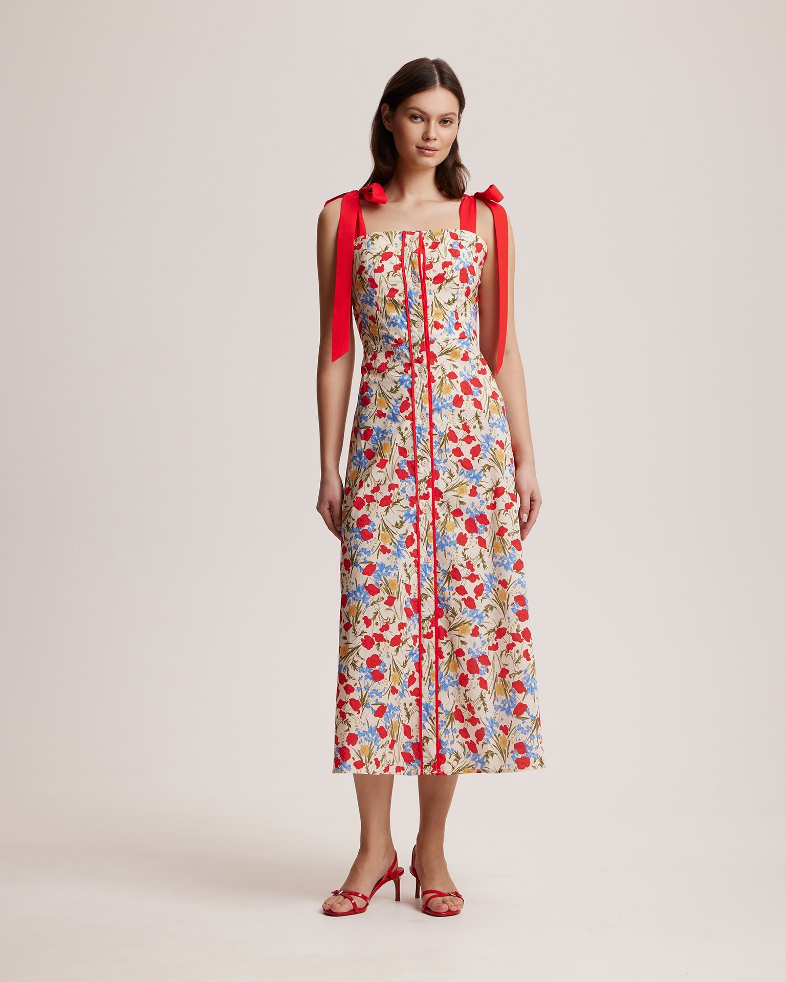 Floral print sundress