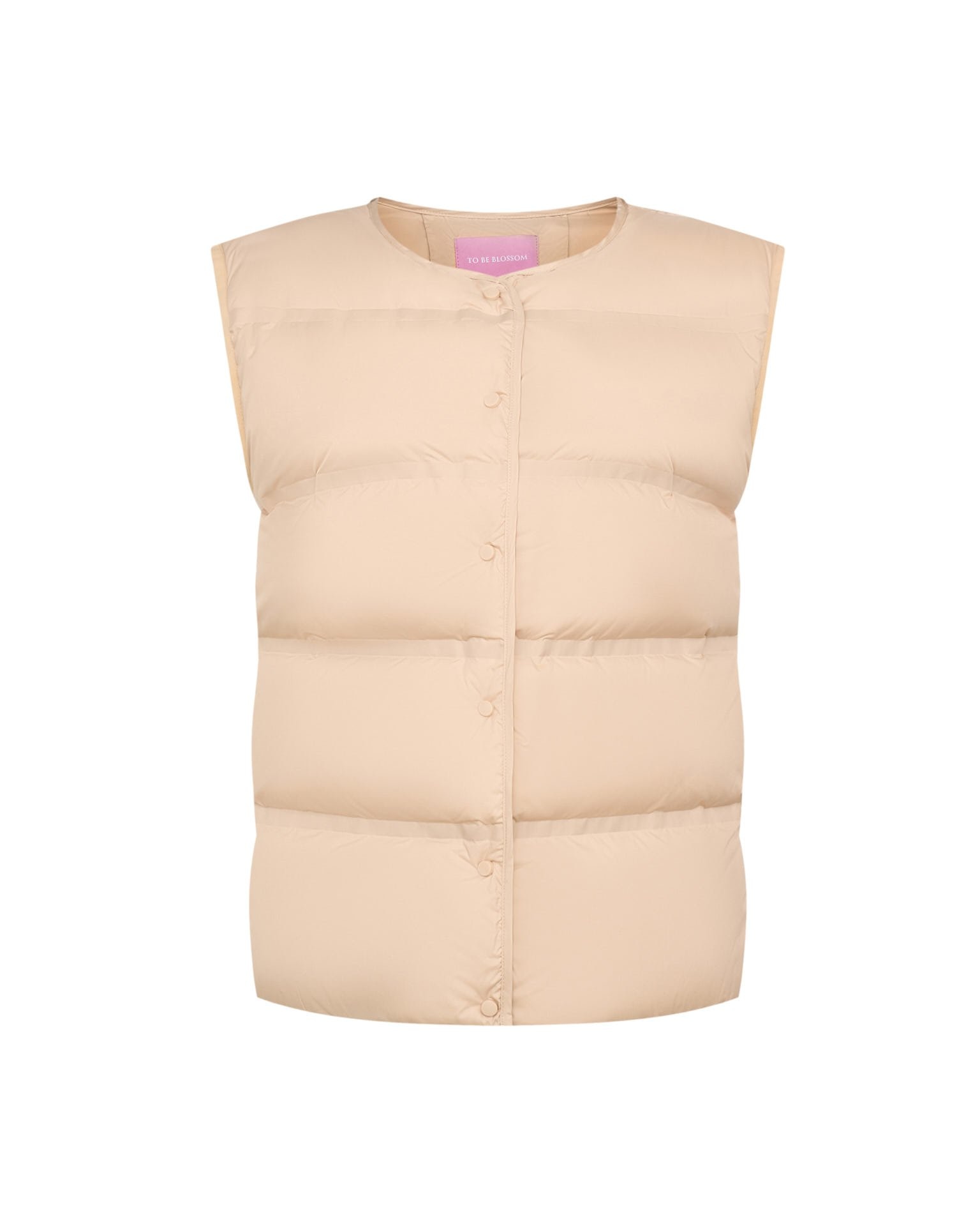 Straight-cut quilted vest