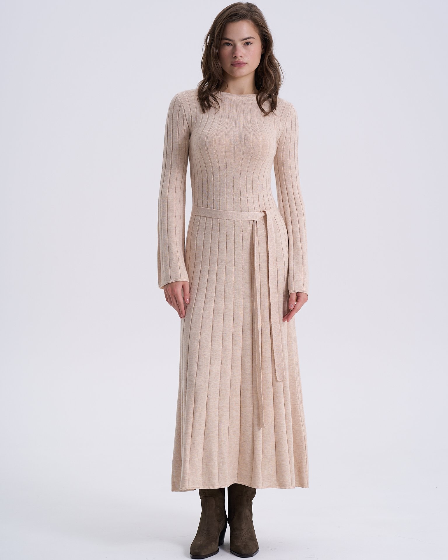 Knit midi dress