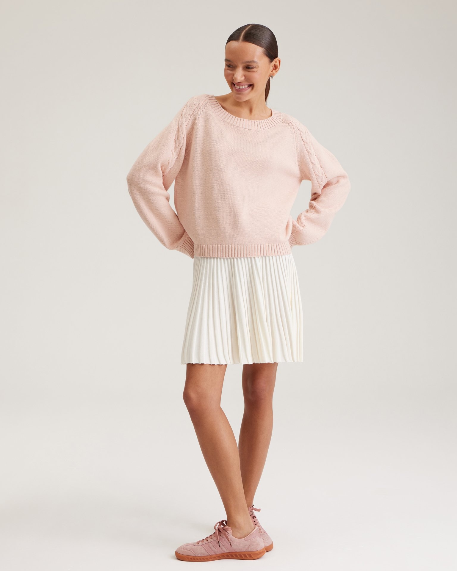 Cosy cable knit jumper