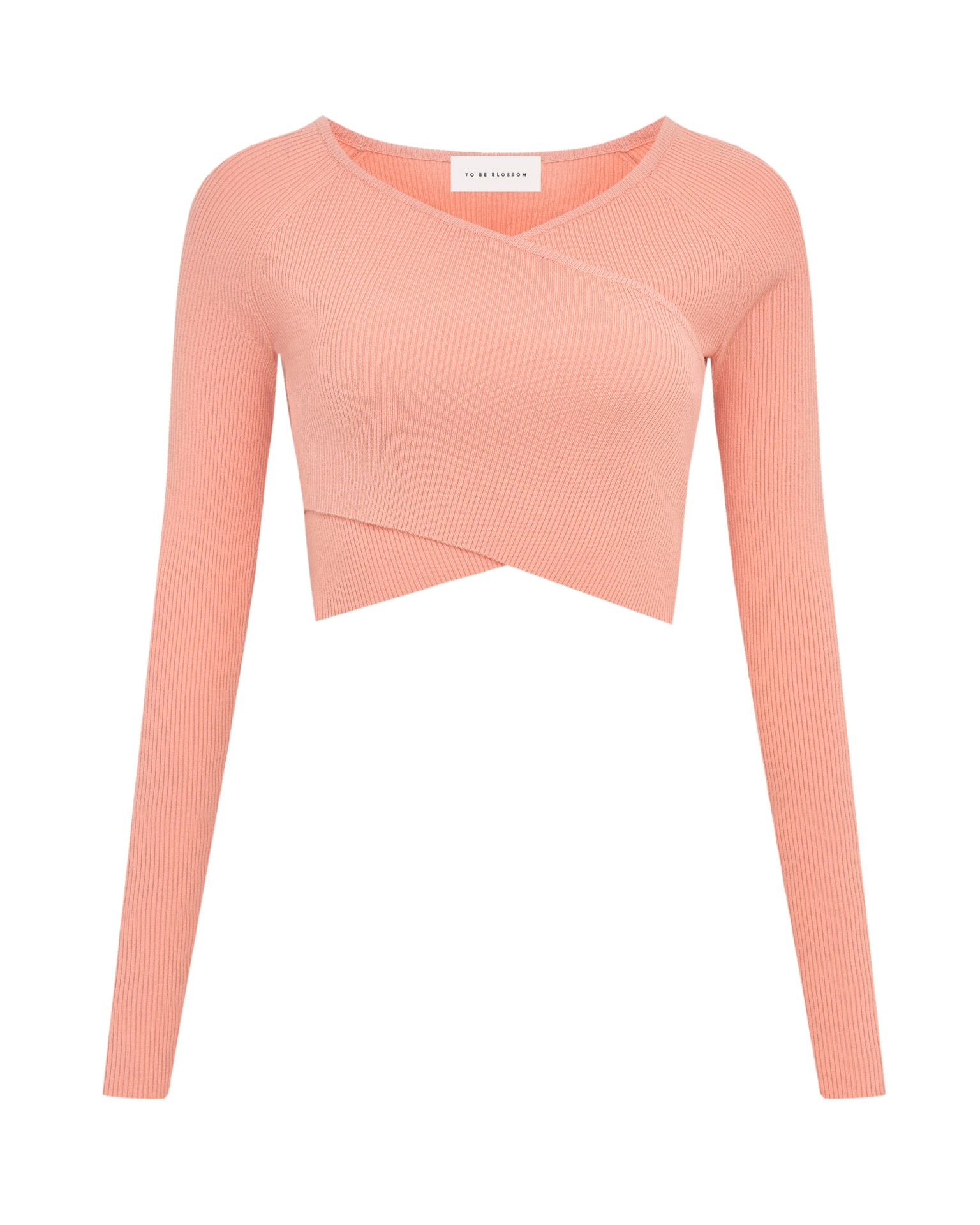 Peach crop top