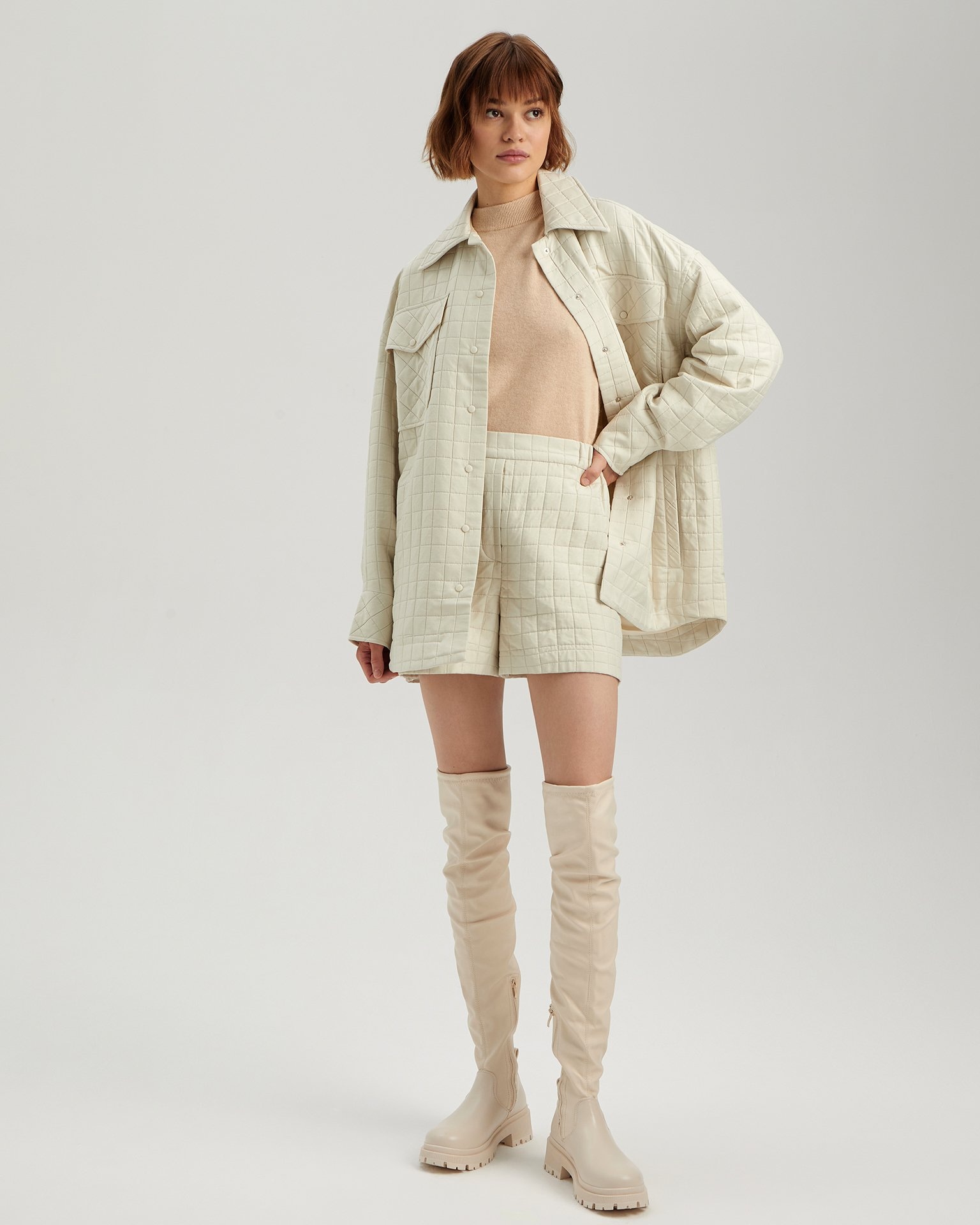 Elasticated waist shorts