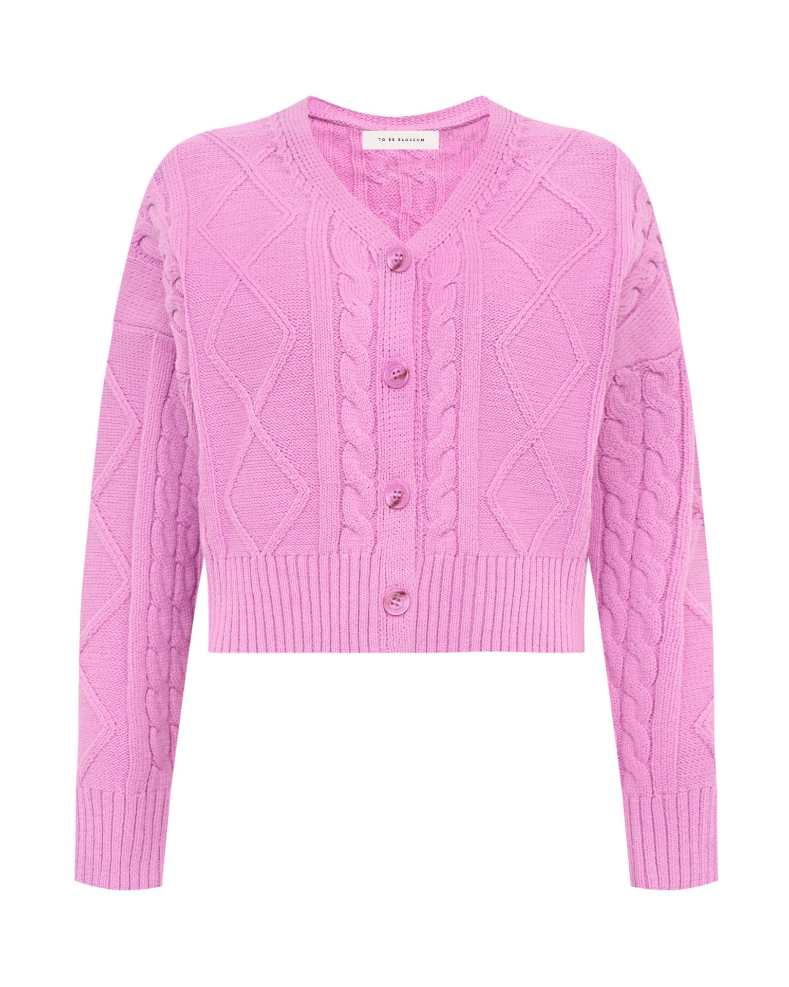 Pink cardigan