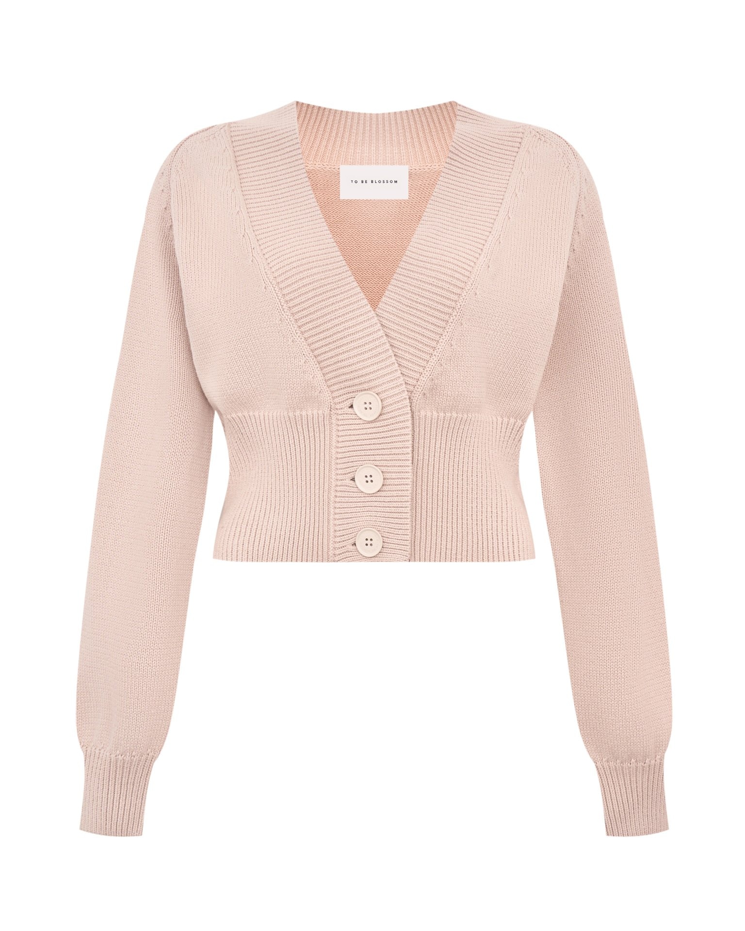 Cardigan with V-neck