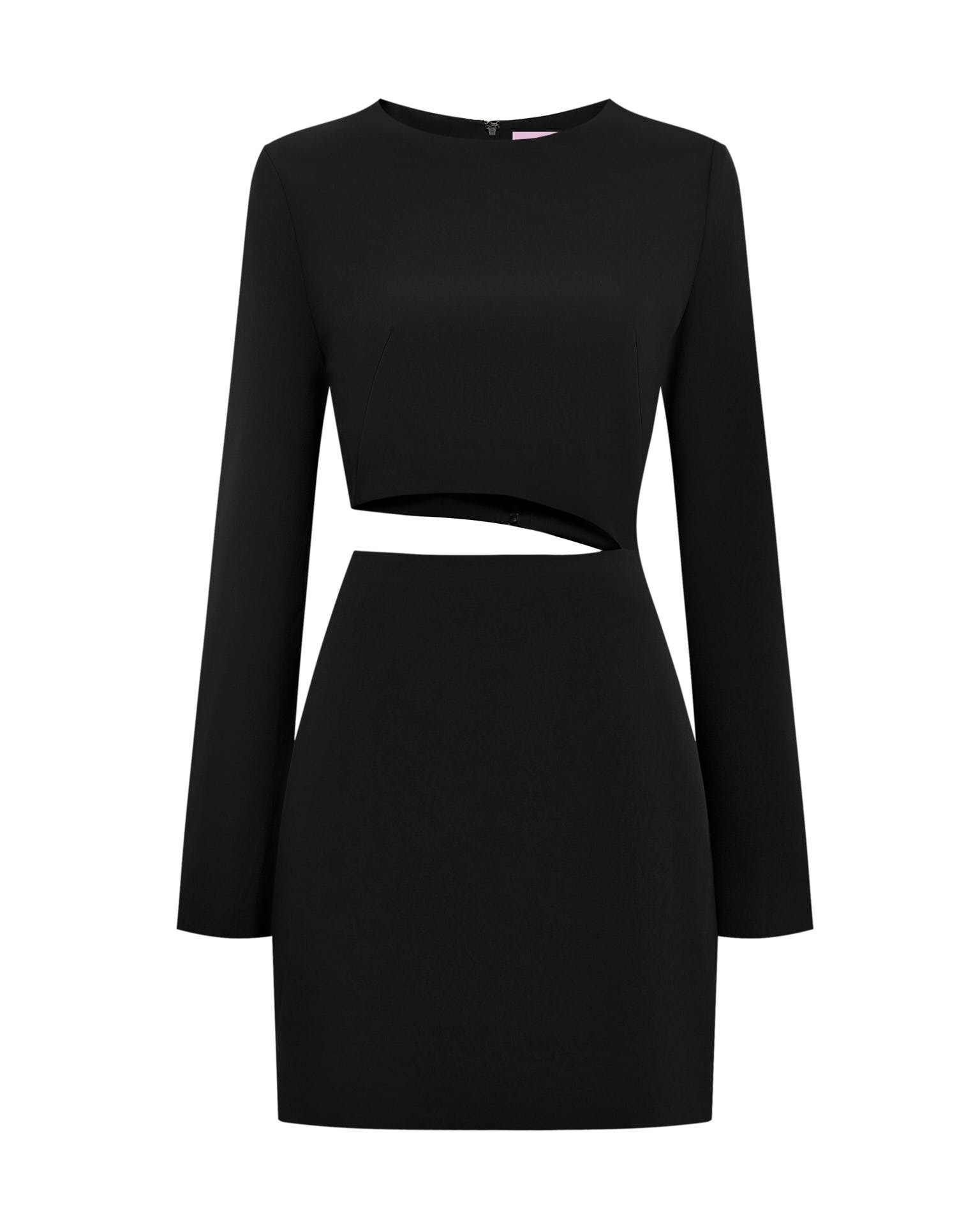 Dress with a waist slit